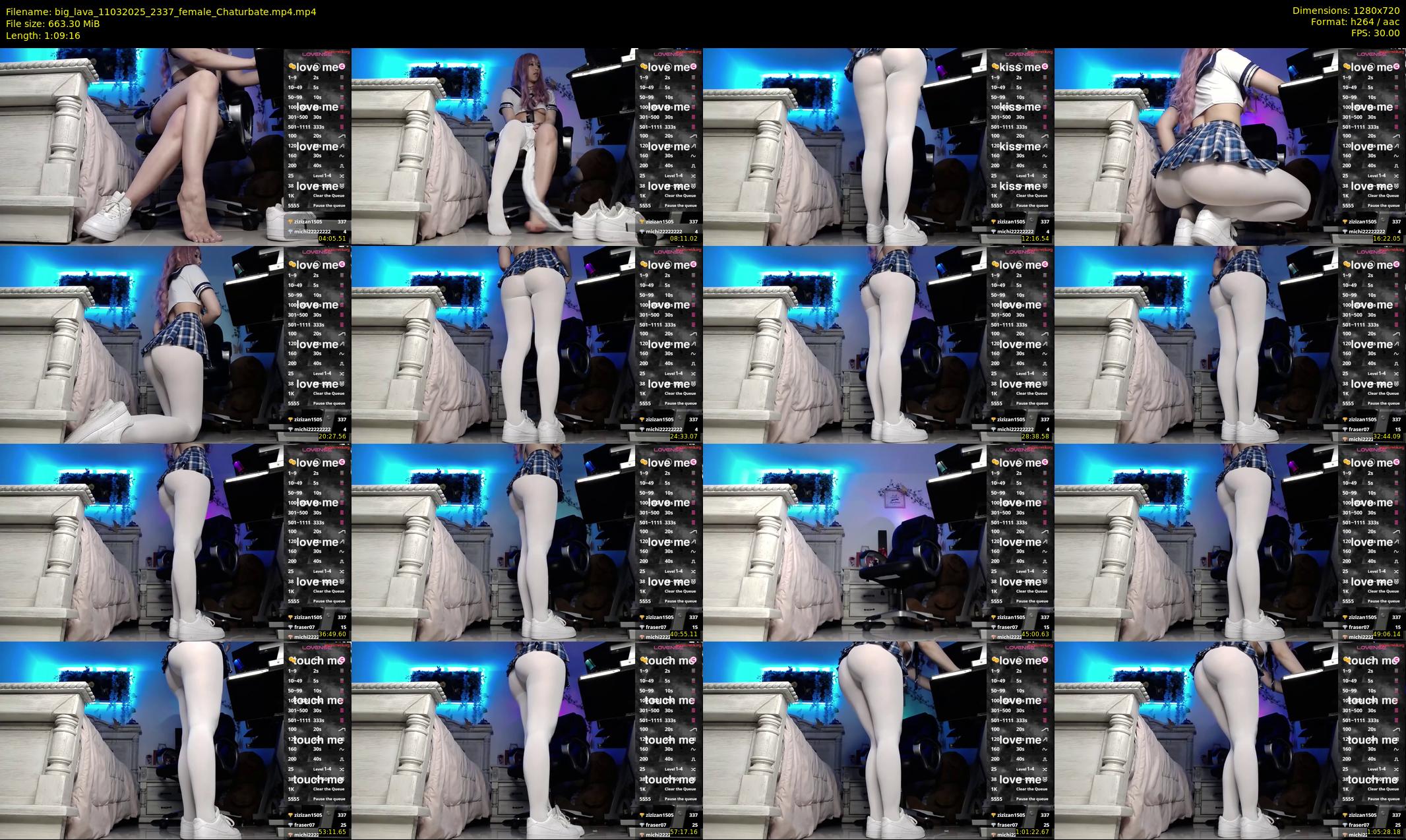 big_lava — 70 minute Chaturbate female cam show recording, 720p, Mar 11, 2025
