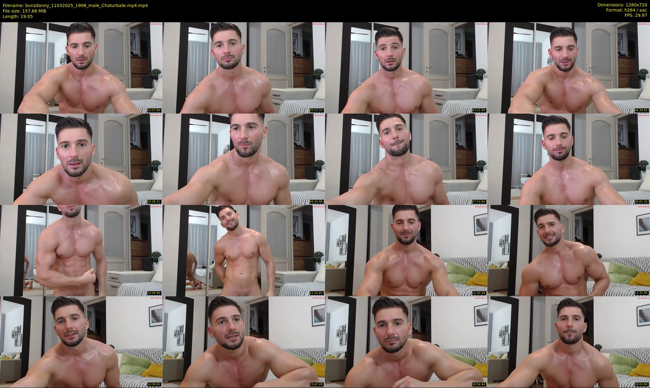 bunzdanny — 20 minute Chaturbate male cam show recording, 720p, Mar 11, 2025