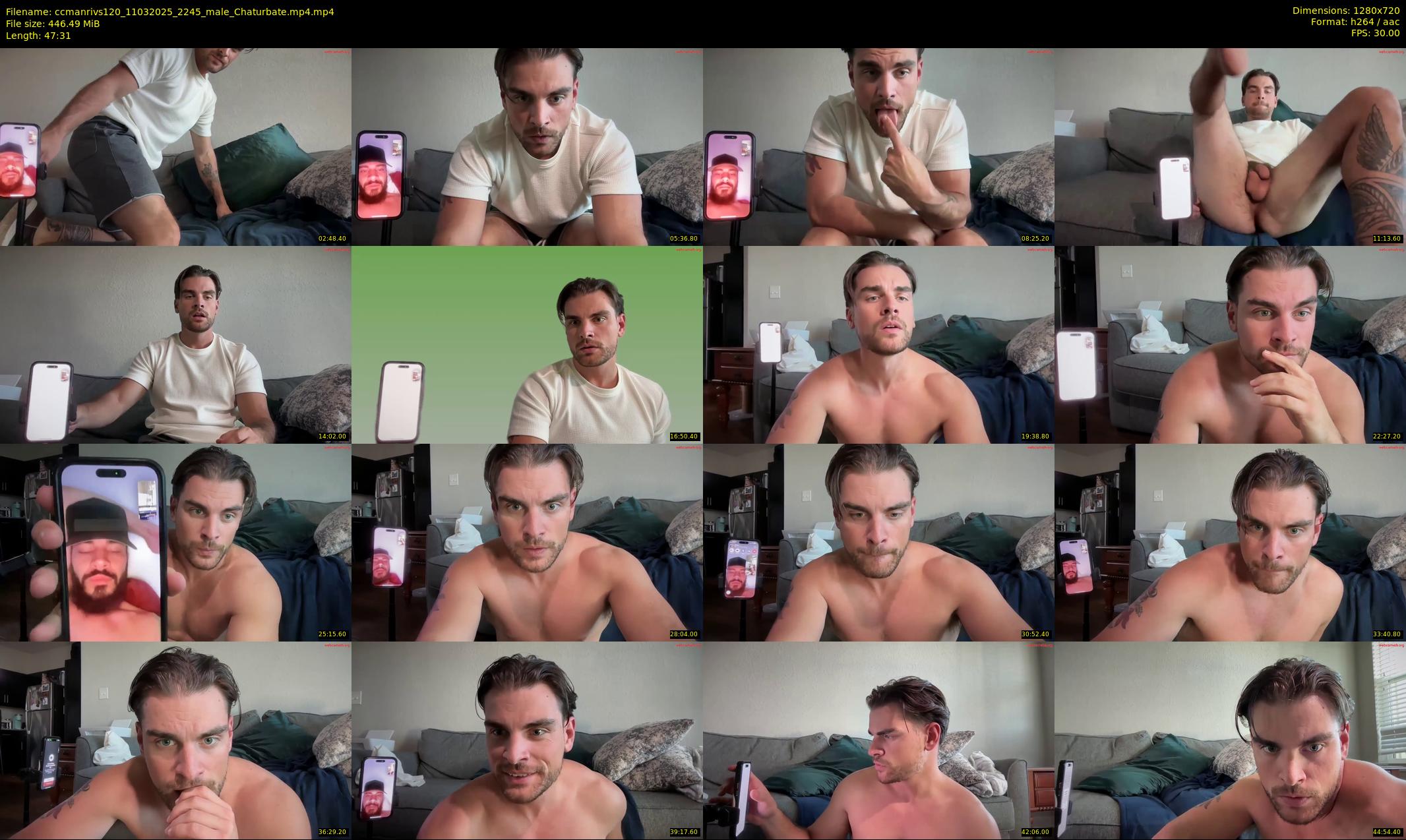 ccmanrivs120 — 48 minute Chaturbate male cam show recording, 720p, Mar 11, 2025