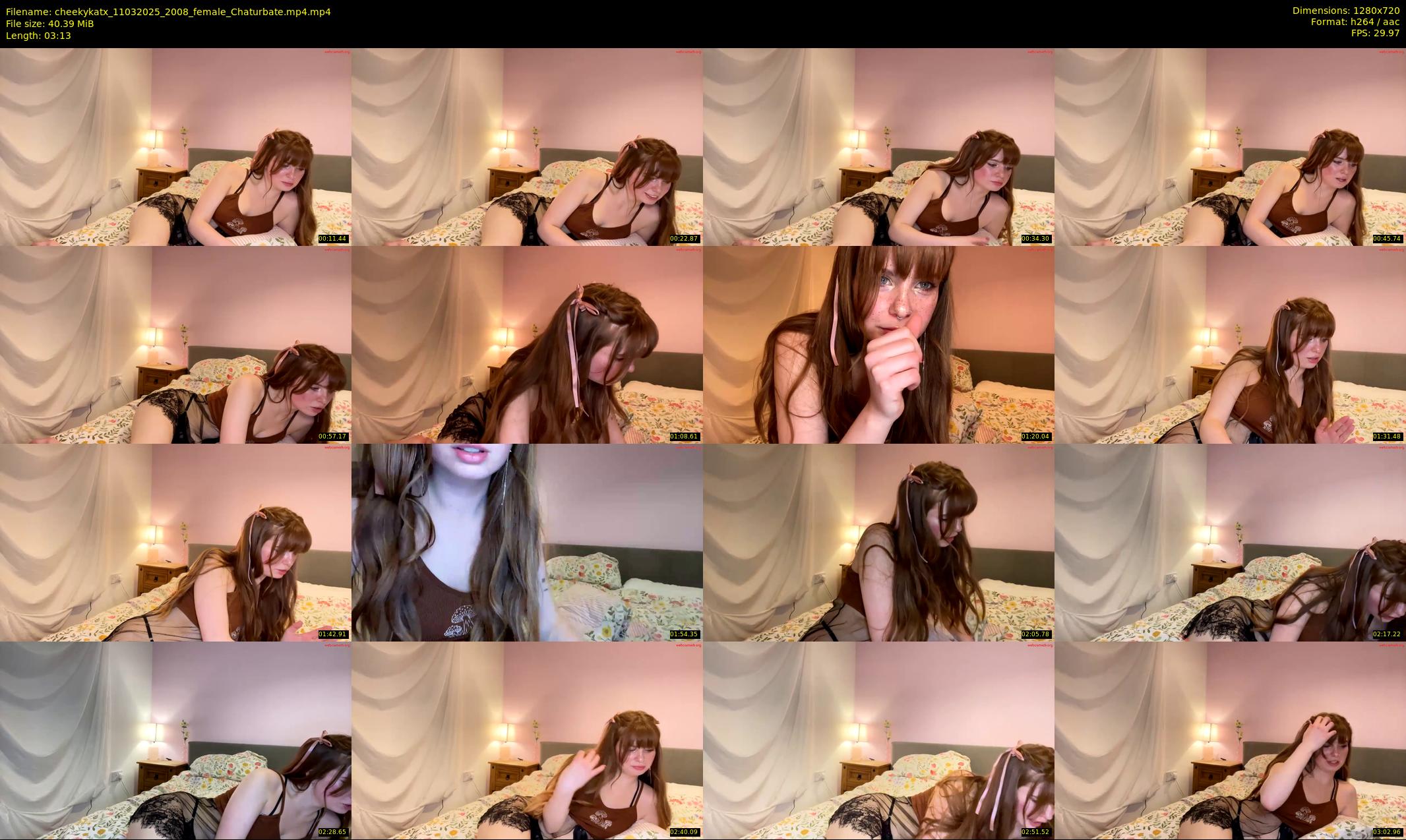 cheekykatx — 4 minute Chaturbate female cam show recording, 720p, Mar 11, 2025