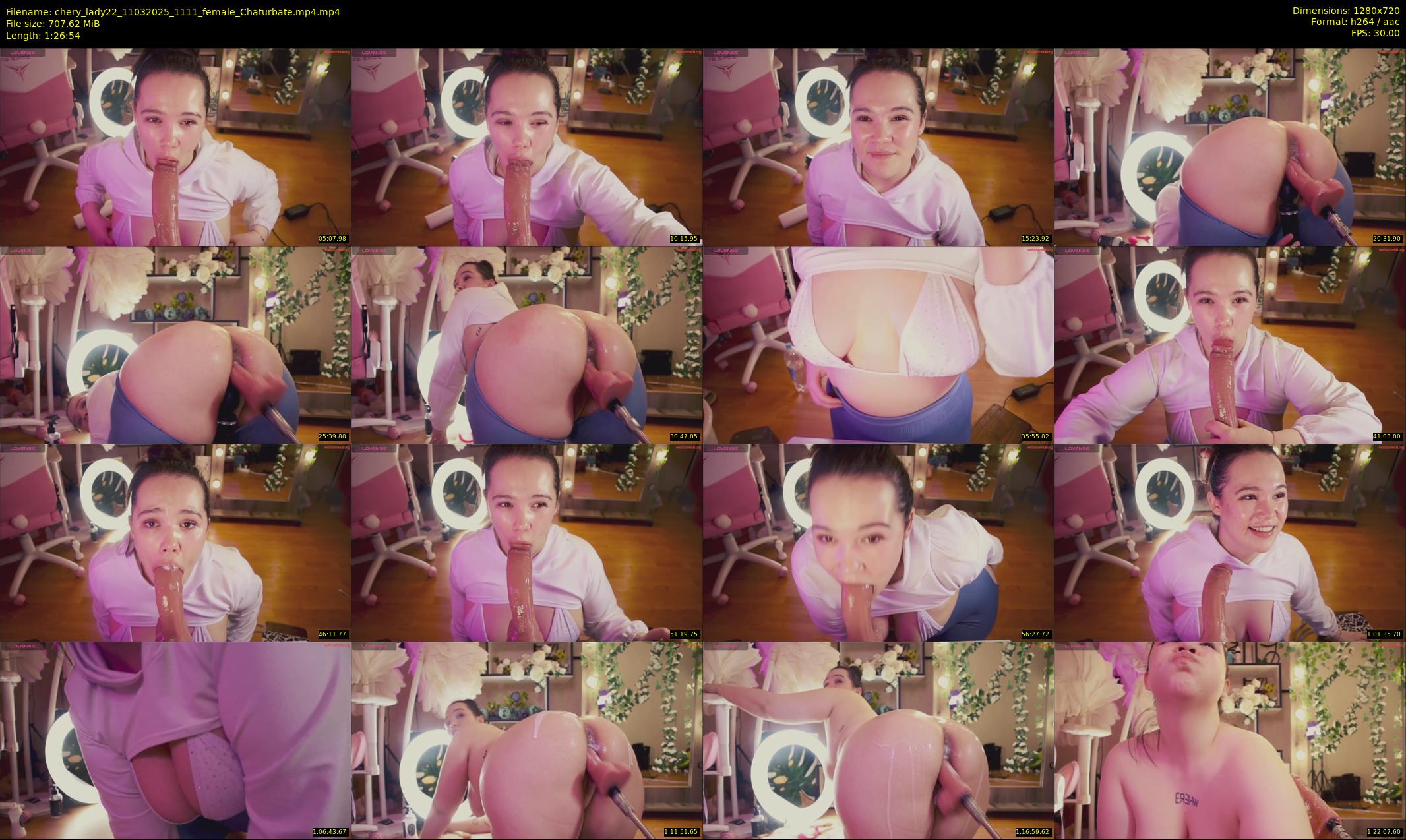 chery_lady22 — 87 minute Chaturbate female cam show recording, 720p, Mar 11, 2025