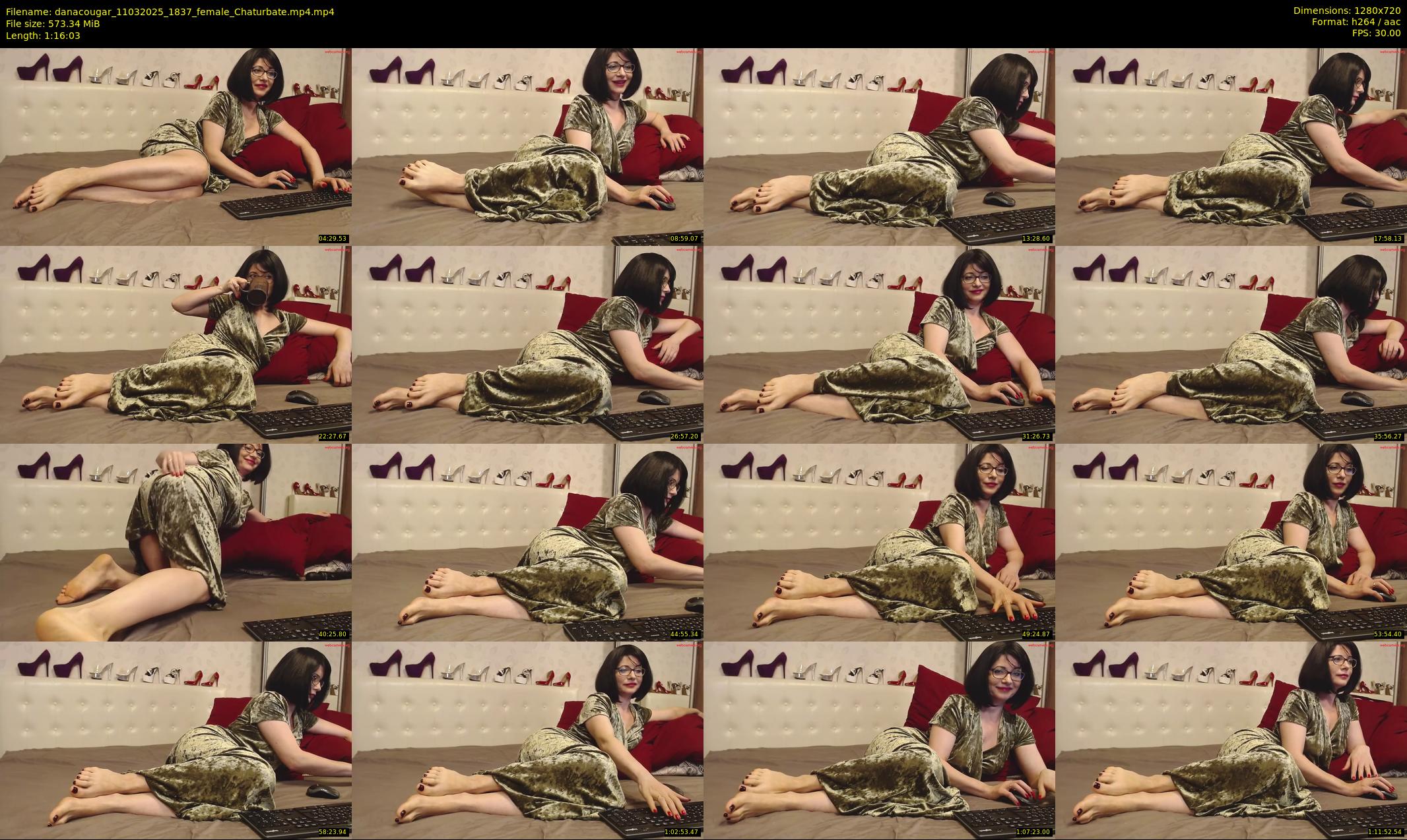 danacougar — 77 minute Chaturbate female cam show recording, 720p, Mar 11, 2025
