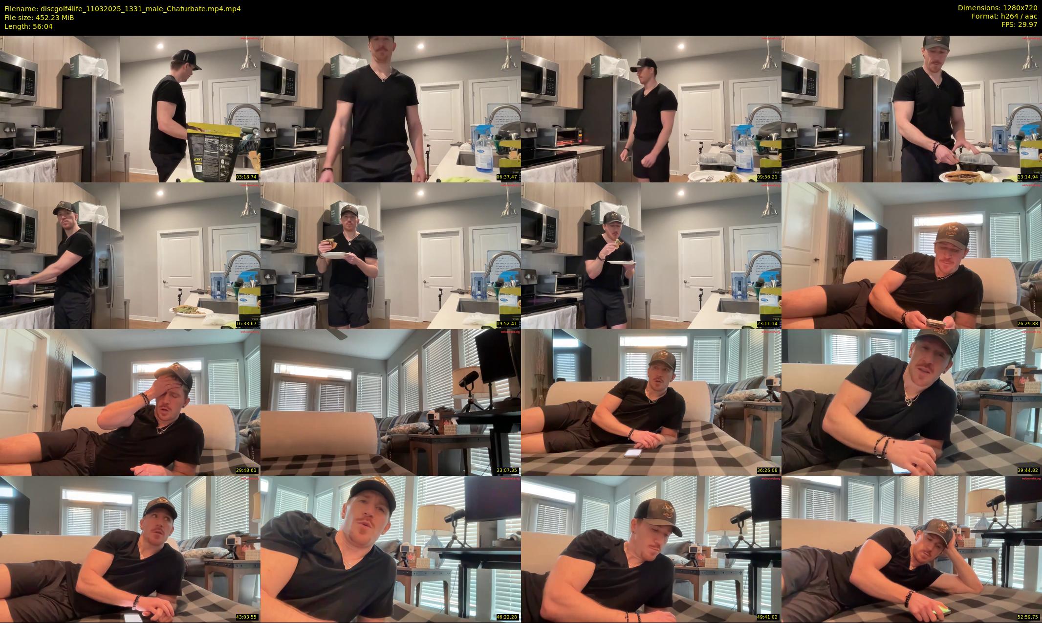 discgolf4life — 57 minute Chaturbate male cam show recording, 720p, Mar 11, 2025
