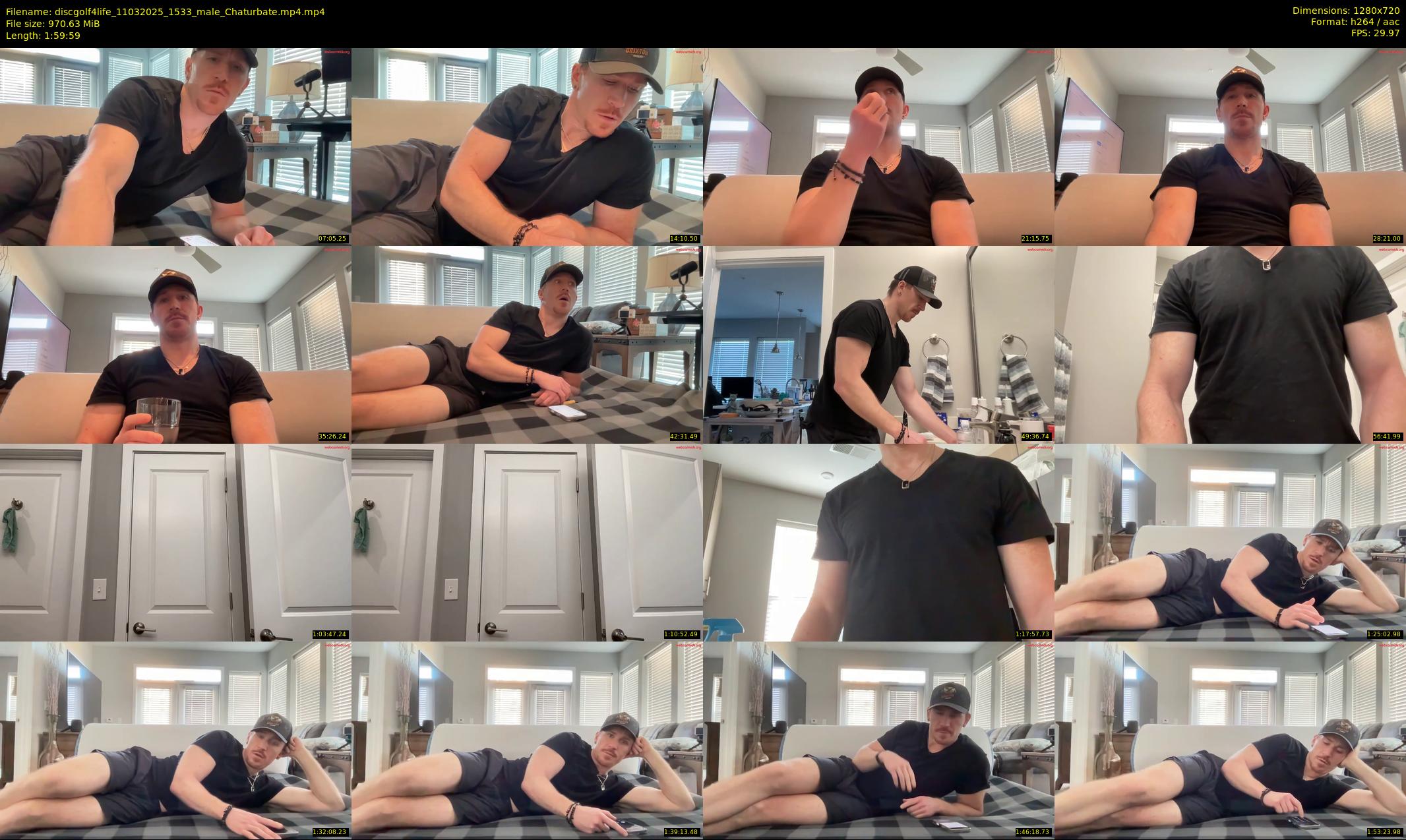 discgolf4life — 120 minute Chaturbate male cam show recording, 720p, Mar 11, 2025