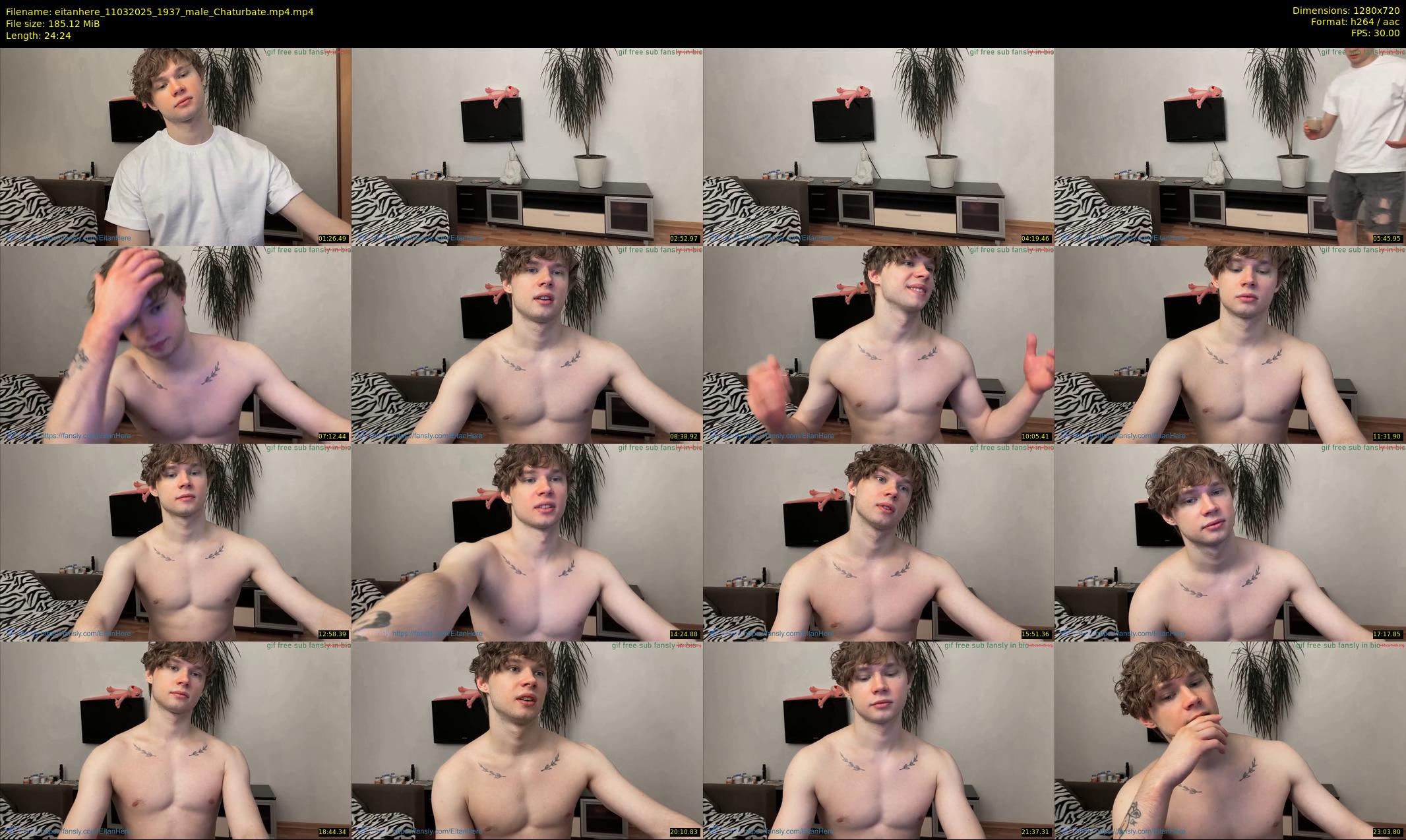 eitanhere — 25 minute Chaturbate male cam show recording, 720p, Mar 11, 2025