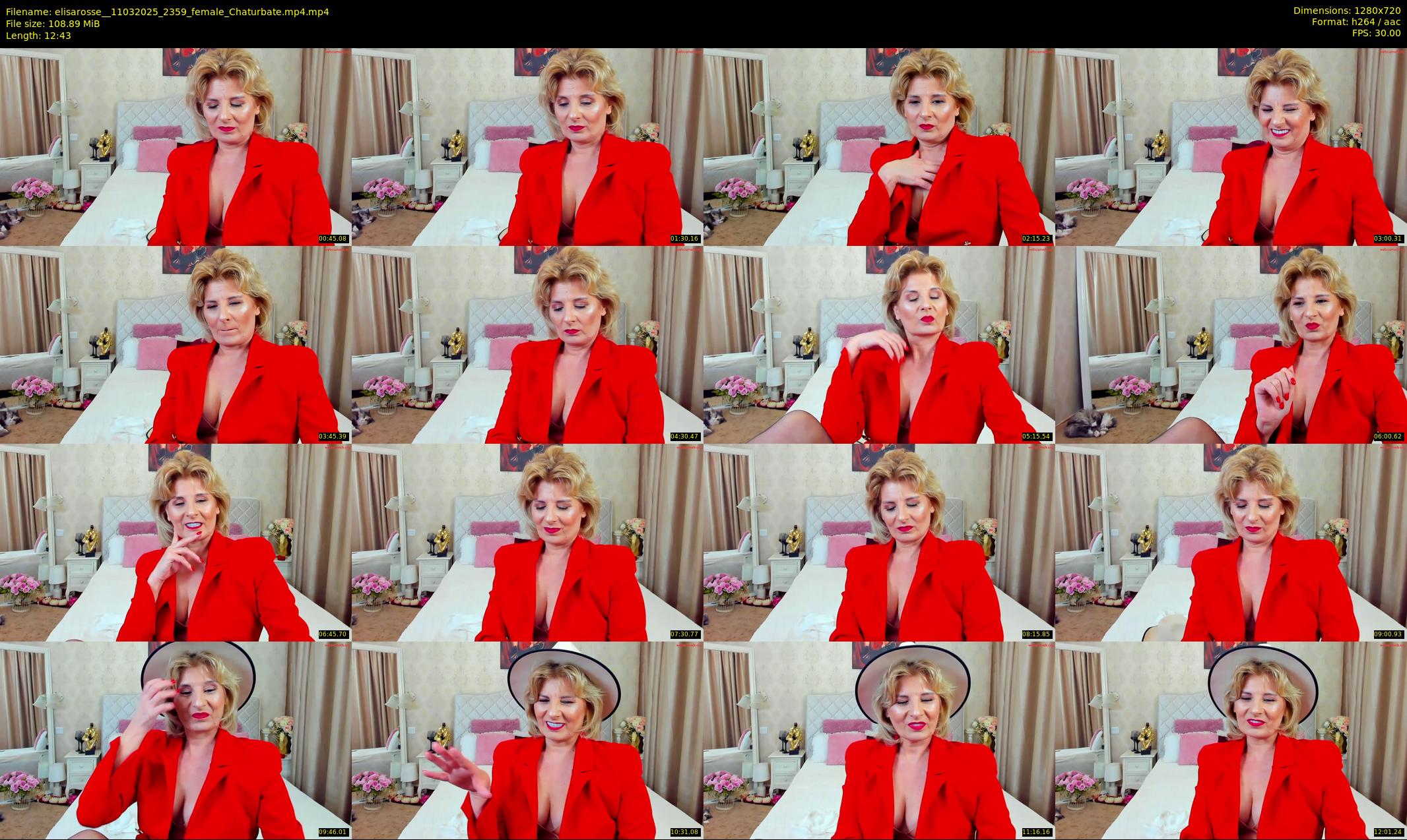 elisarosse_ — 13 minute Chaturbate female cam show recording, 720p, Mar 11, 2025