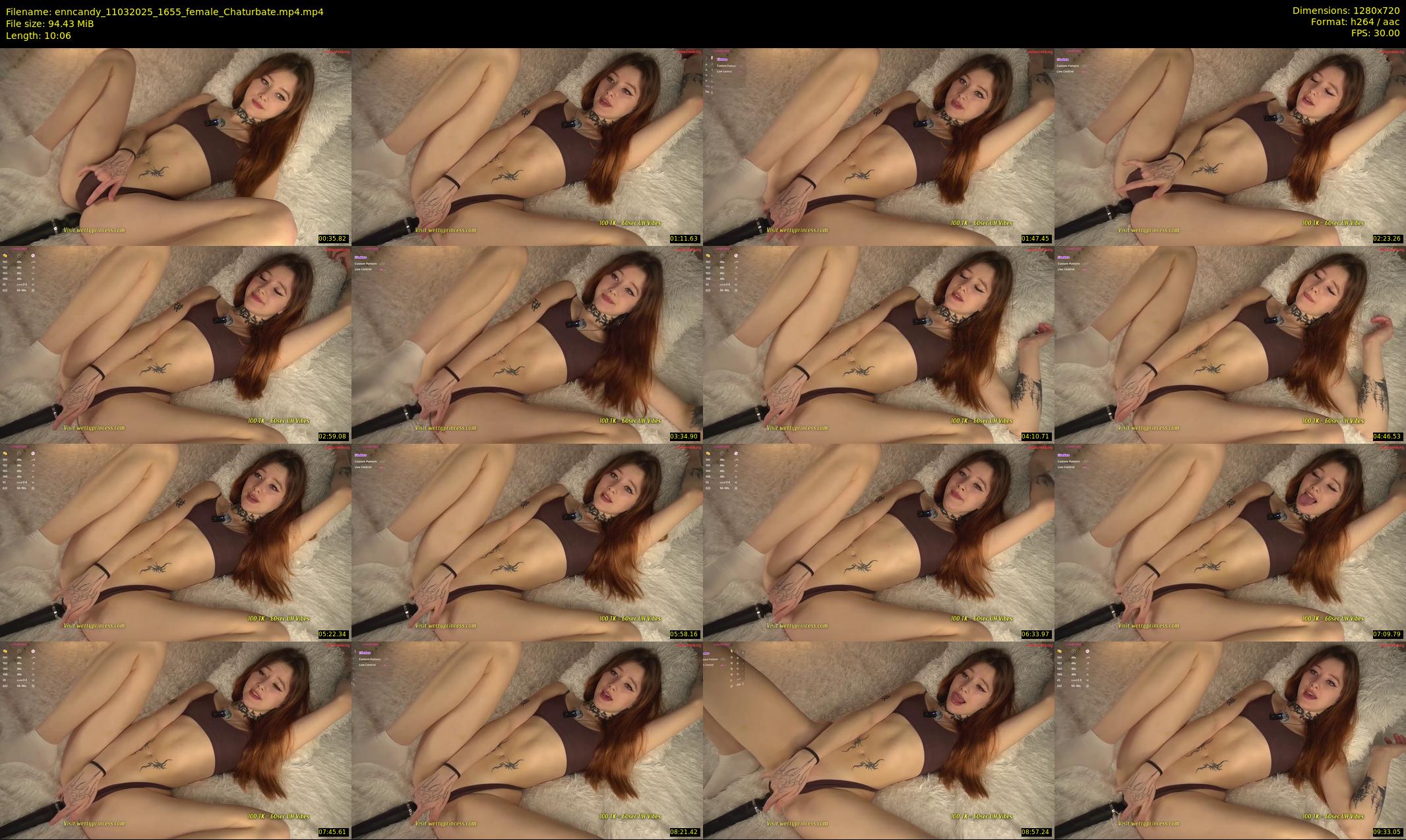 enncandy — 11 minute Chaturbate female cam show recording, 720p, Mar 11, 2025