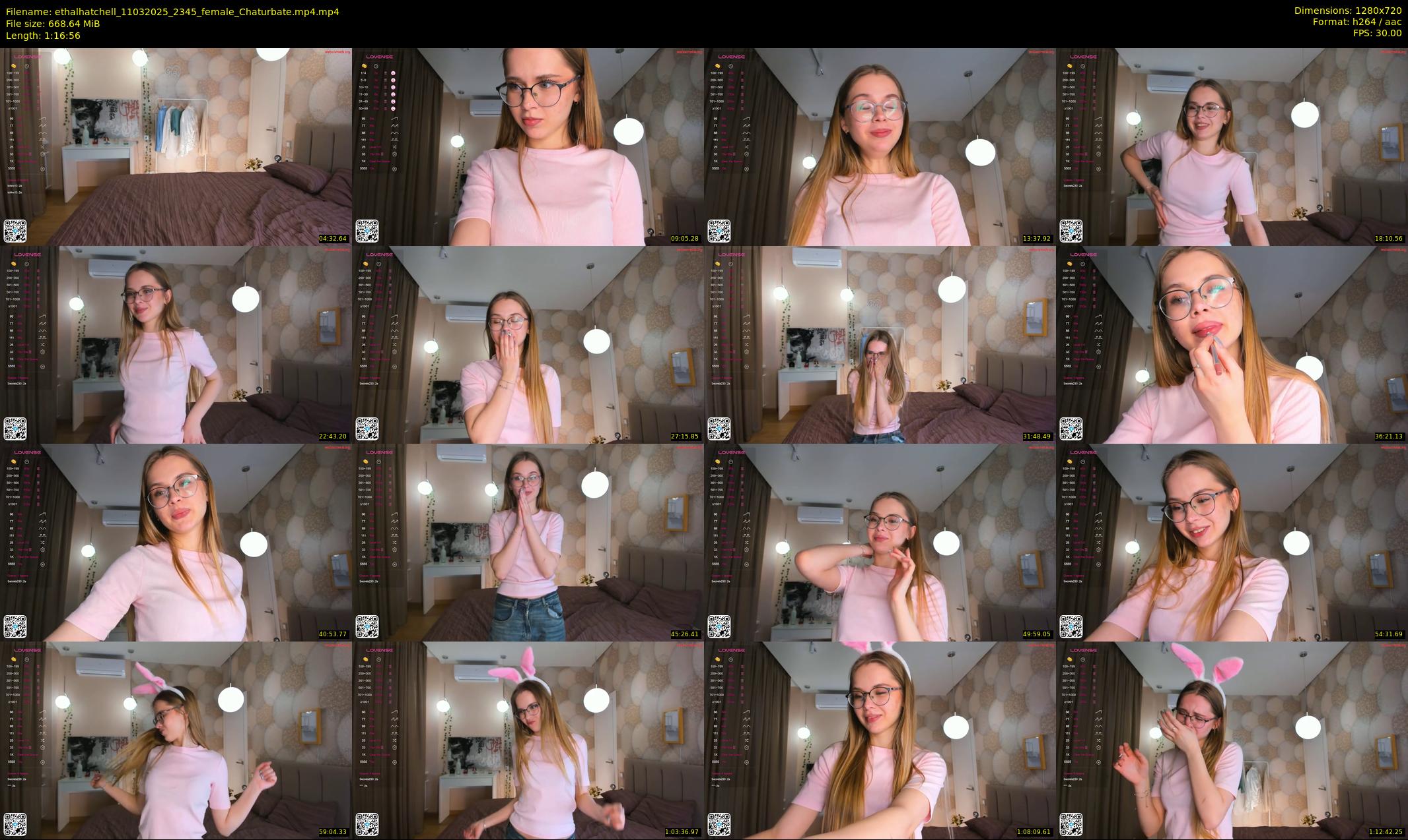 ethalhatchell — 77 minute Chaturbate female cam show recording, 720p, Mar 11, 2025