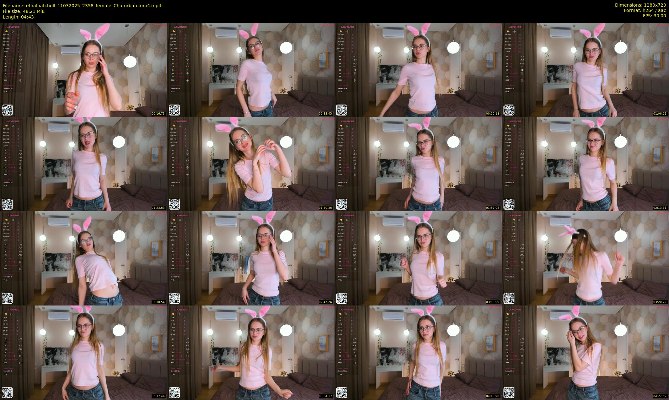 ethalhatchell — 5 minute Chaturbate female cam show recording, 720p, Mar 11, 2025