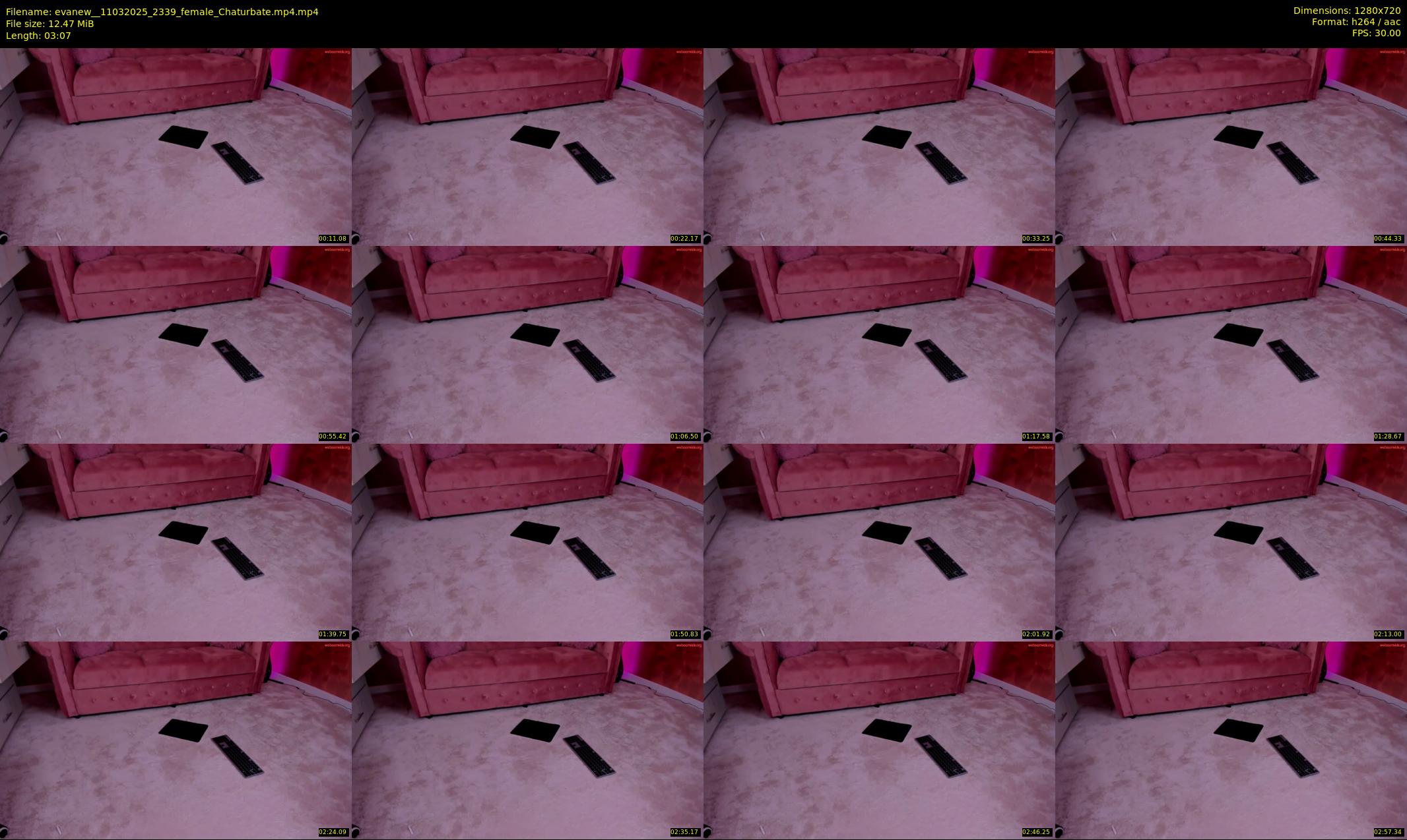 evanew_ — 4 minute Chaturbate female cam show recording, 720p, Mar 11, 2025