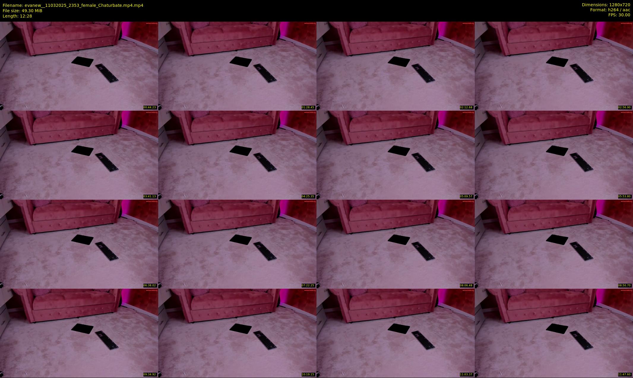 evanew_ — 13 minute Chaturbate female cam show recording, 720p, Mar 11, 2025