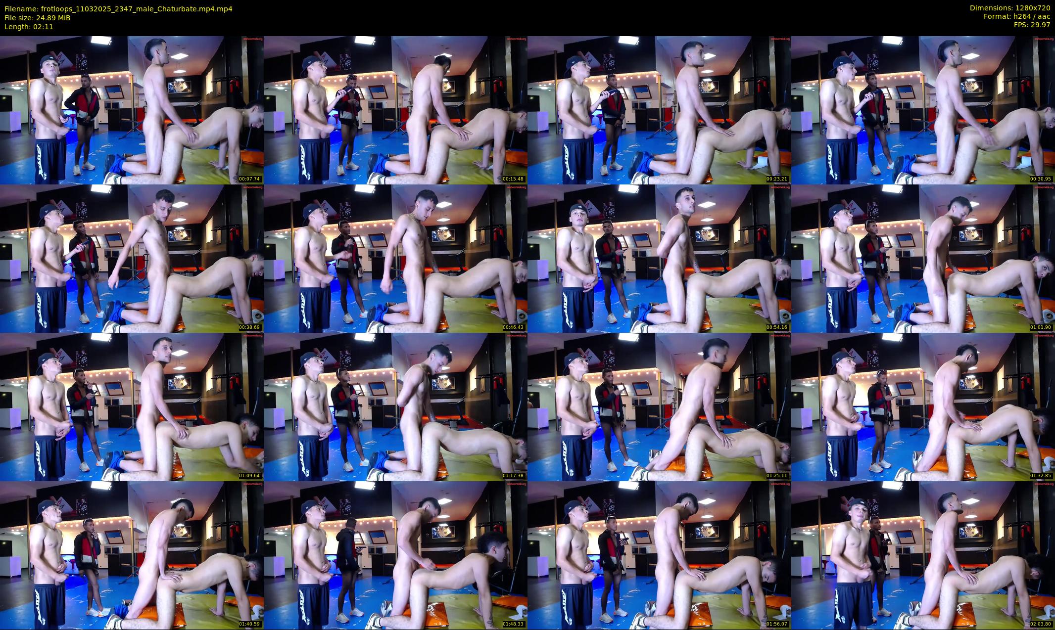 frotloops — 3 minute Chaturbate male cam show recording, 720p, Mar 11, 2025