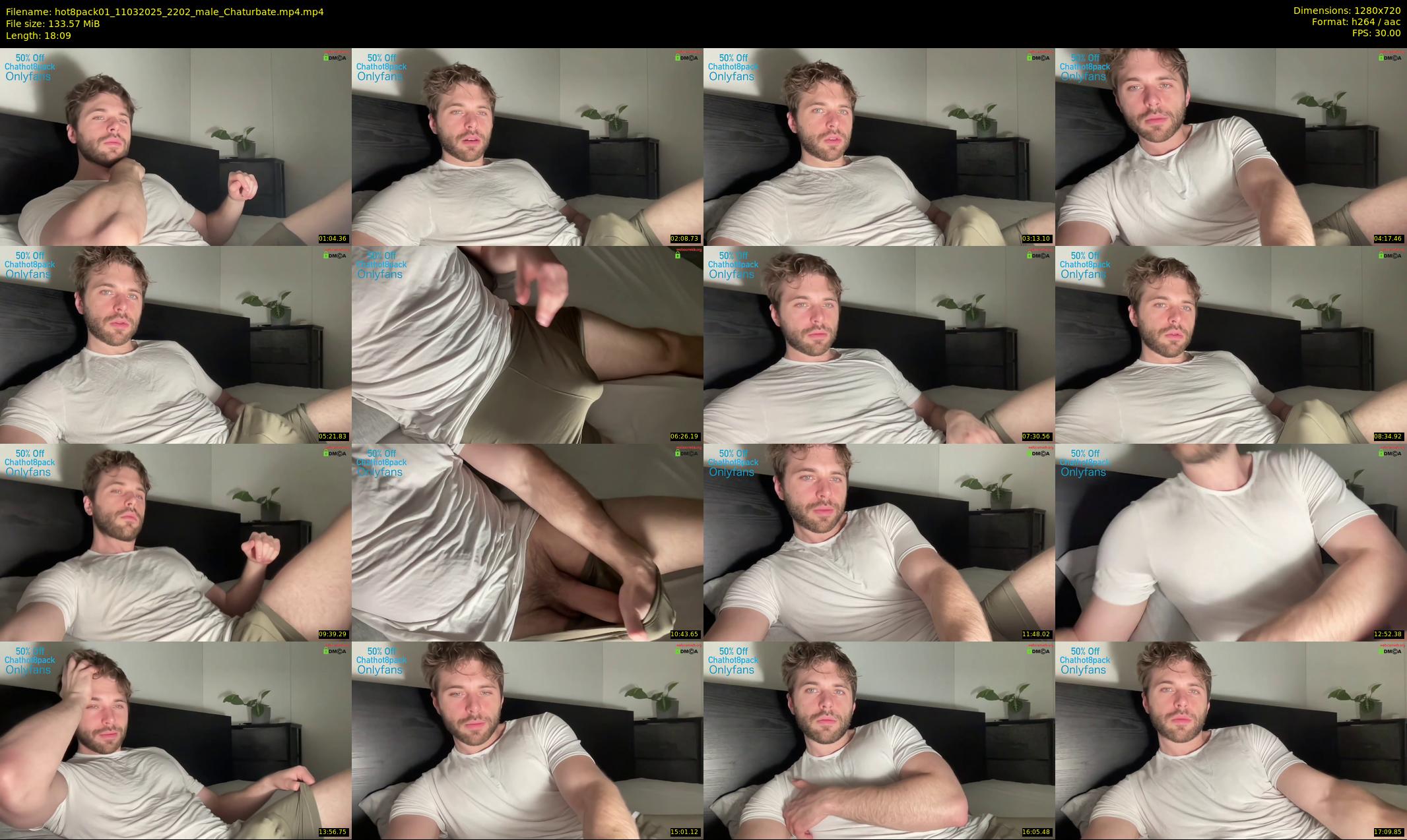 hot8pack01 — 19 minute Chaturbate male cam show recording, 720p, Mar 11, 2025