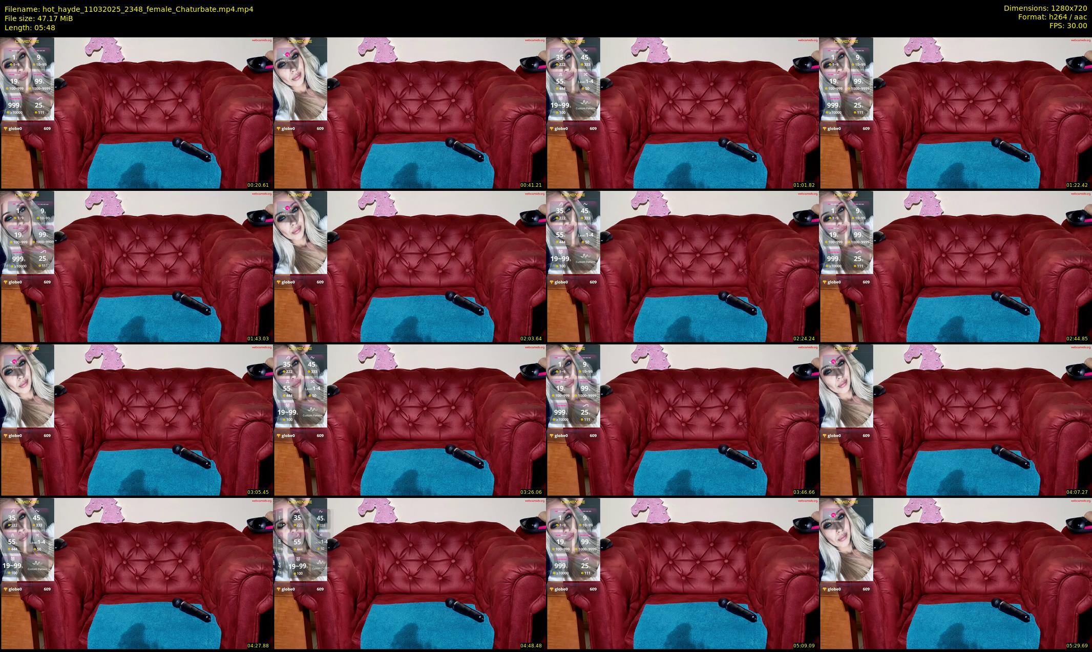 hot_hayde — 6 minute Chaturbate female cam show recording, 720p, Mar 11, 2025