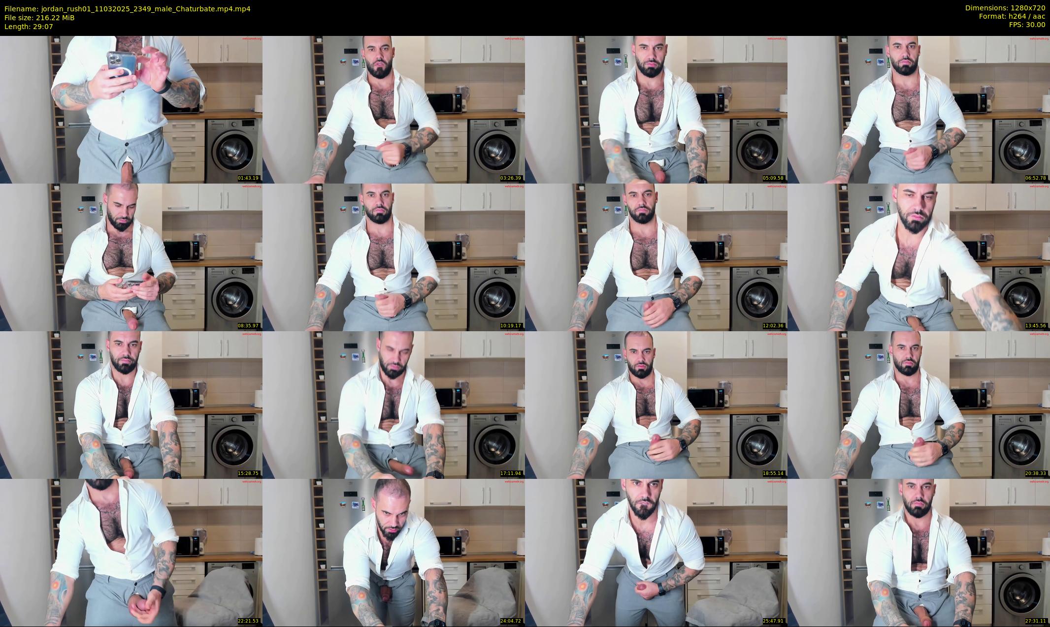 jordan_rush01 — 30 minute Chaturbate male cam show recording, 720p, Mar 11, 2025