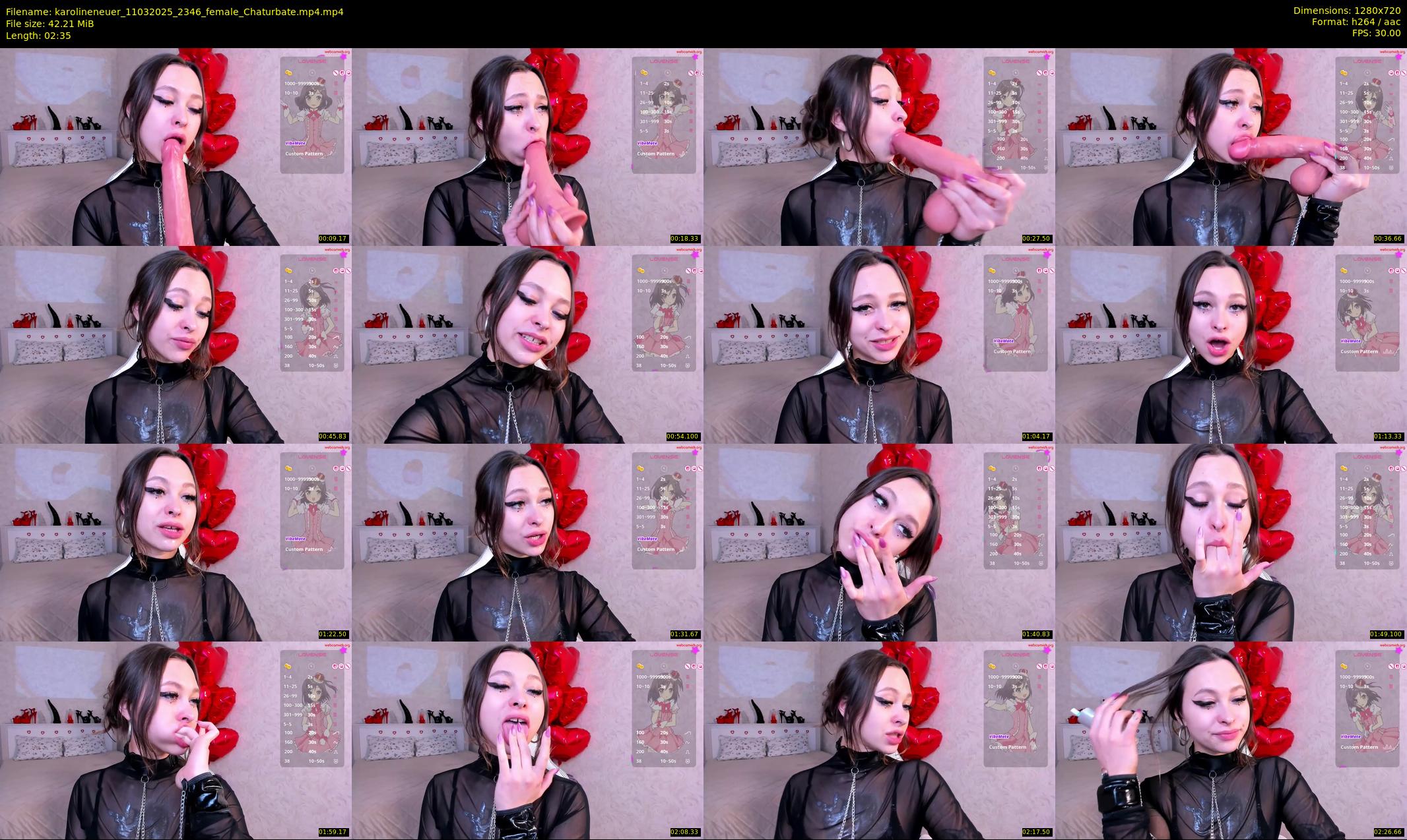 karolineneuer — 3 minute Chaturbate female cam show recording, 720p, Mar 11, 2025