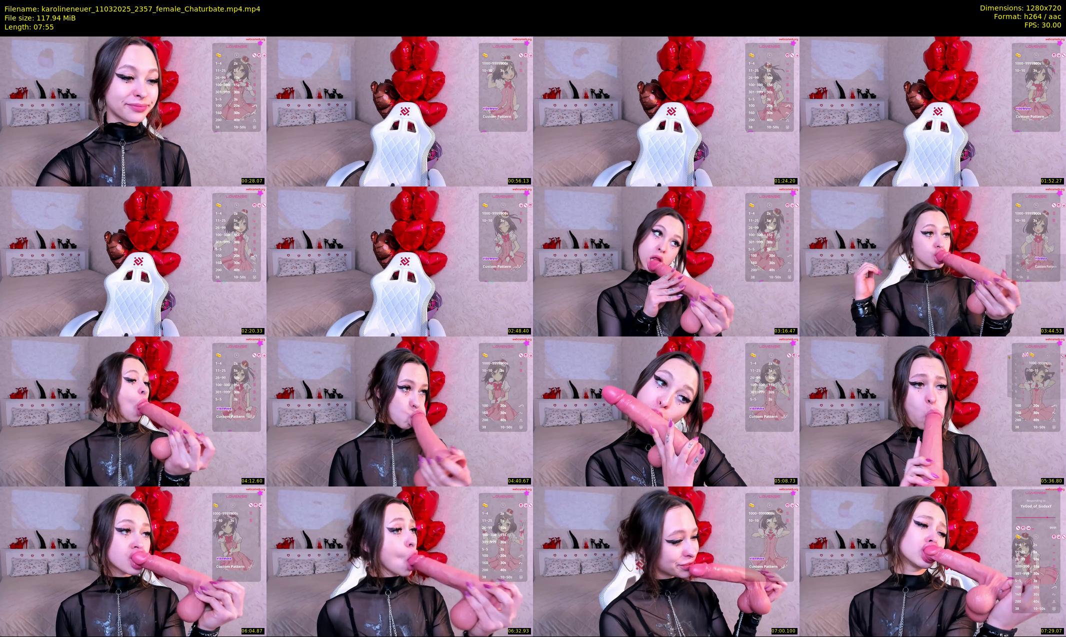 karolineneuer — 8 minute Chaturbate female cam show recording, 720p, Mar 11, 2025