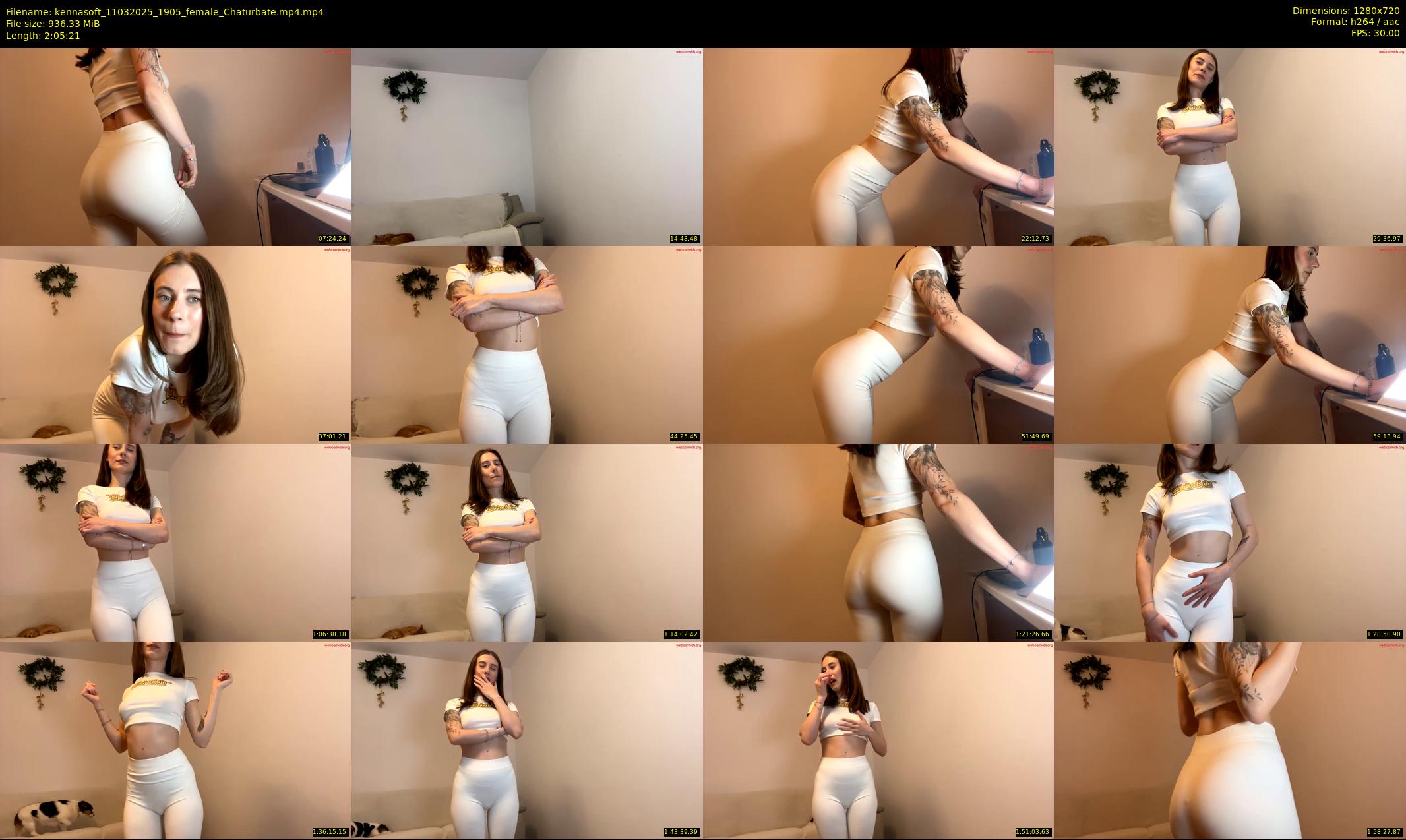 kennasoft — 126 minute Chaturbate female cam show recording, 720p, Mar 11, 2025
