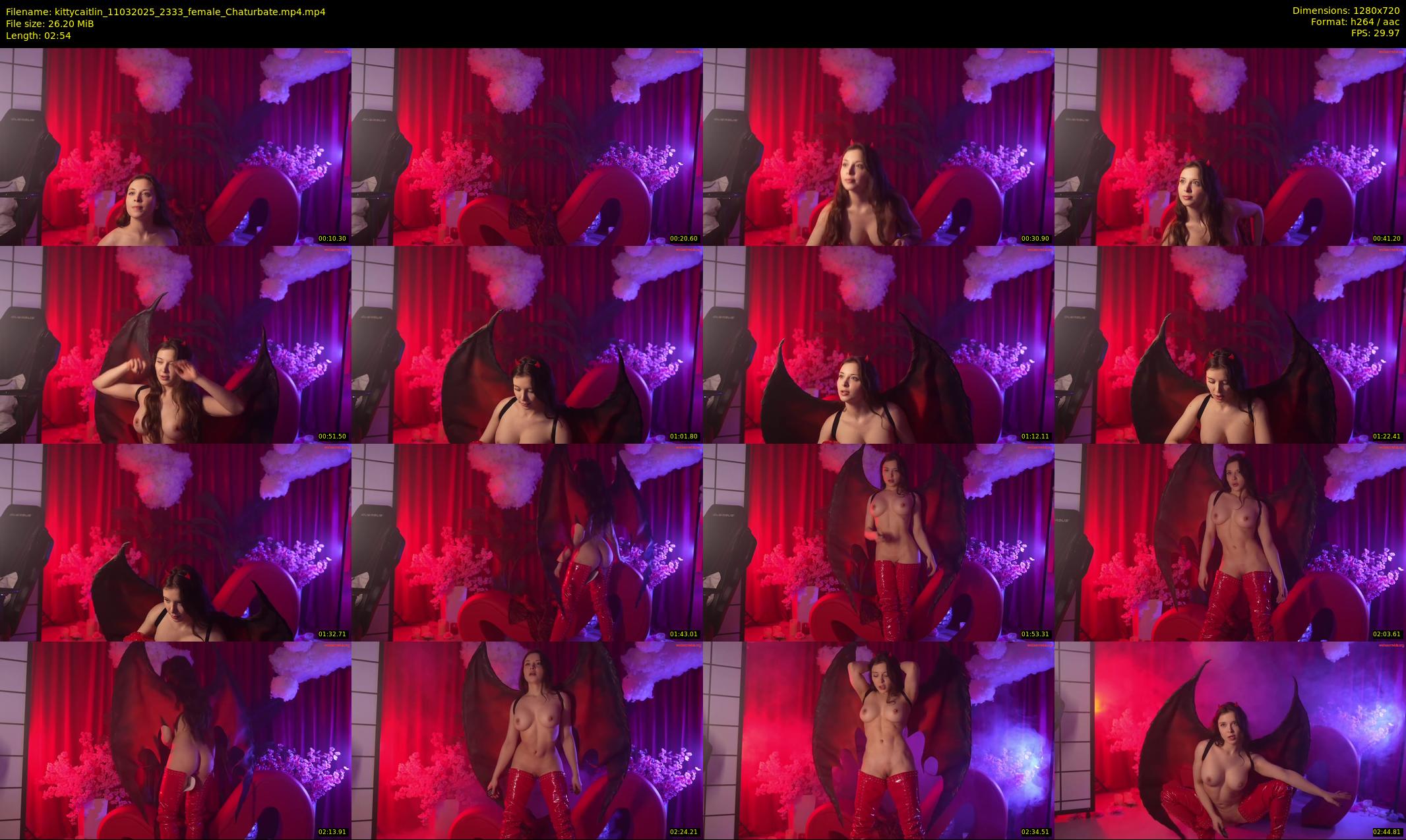 kittycaitlin — 3 minute Chaturbate female cam show recording, 720p, Mar 11, 2025