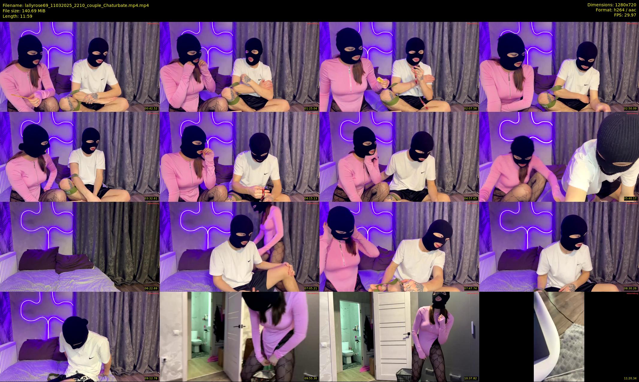 lallyrose69 — 12 minute Chaturbate couple cam show recording, 720p, Mar 11, 2025