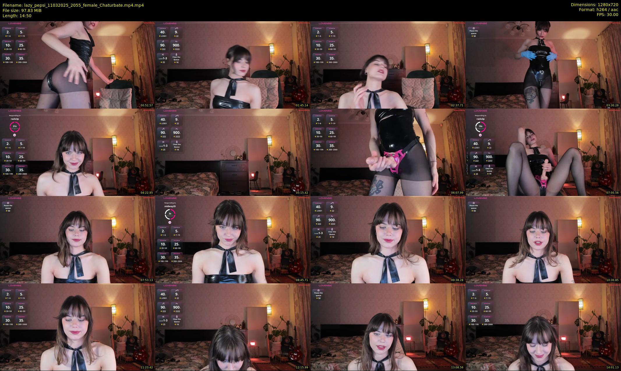 lazy_pepsi — 15 minute Chaturbate female cam show recording, 720p, Mar 11, 2025