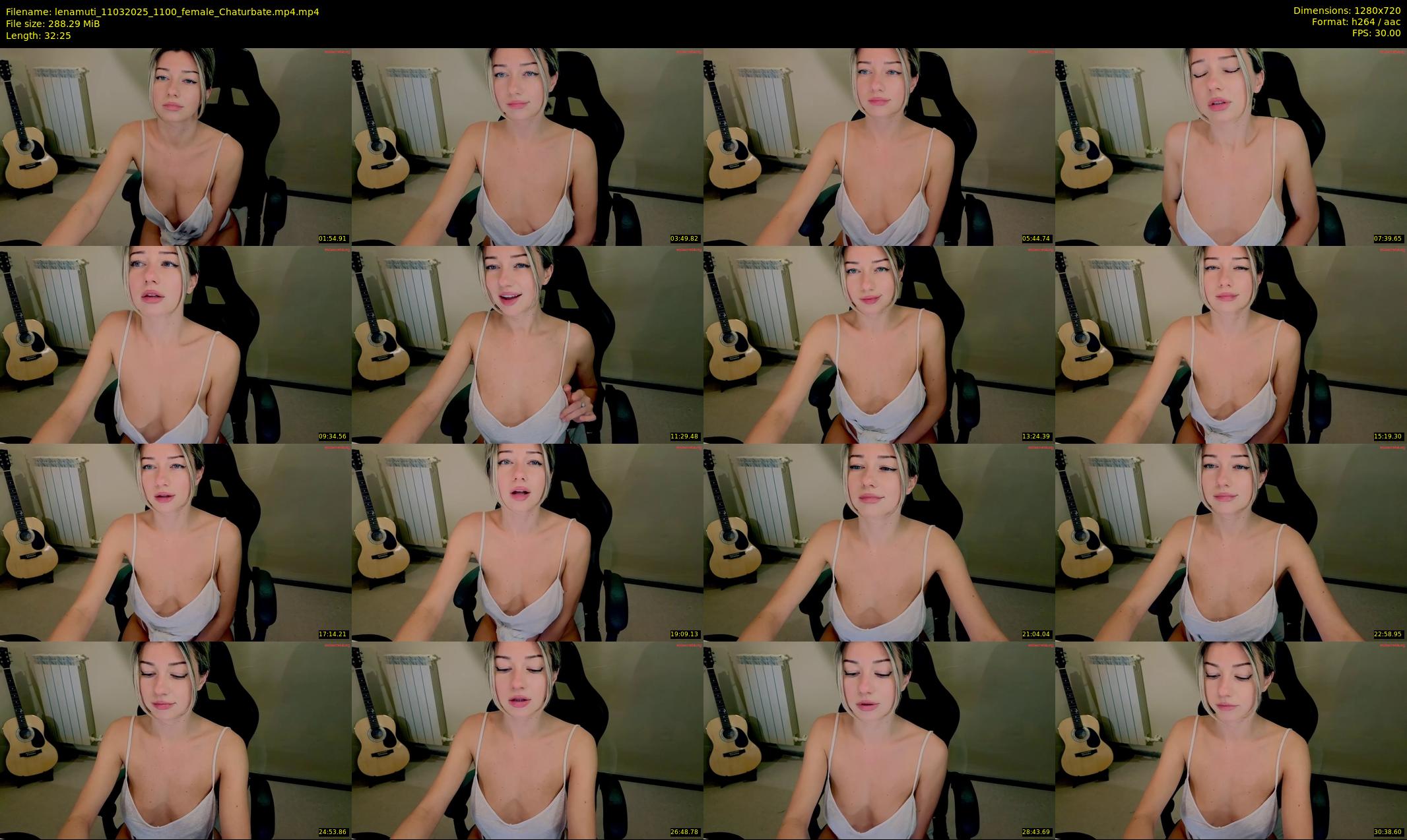 lenamuti — 33 minute Chaturbate female cam show recording, 720p, Mar 11, 2025