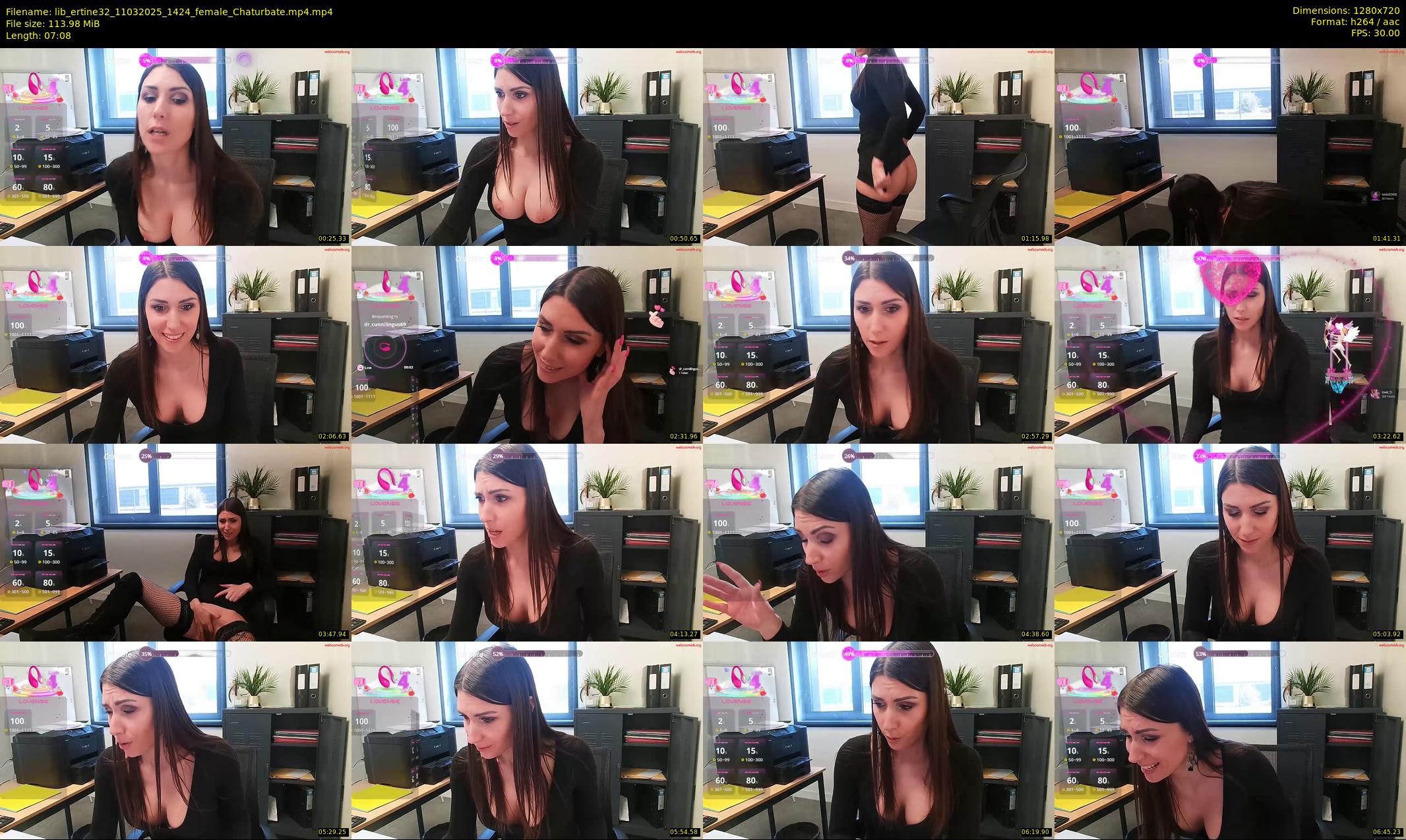 lib_ertine32 — 8 minute Chaturbate female cam show recording, 720p, Mar 11, 2025