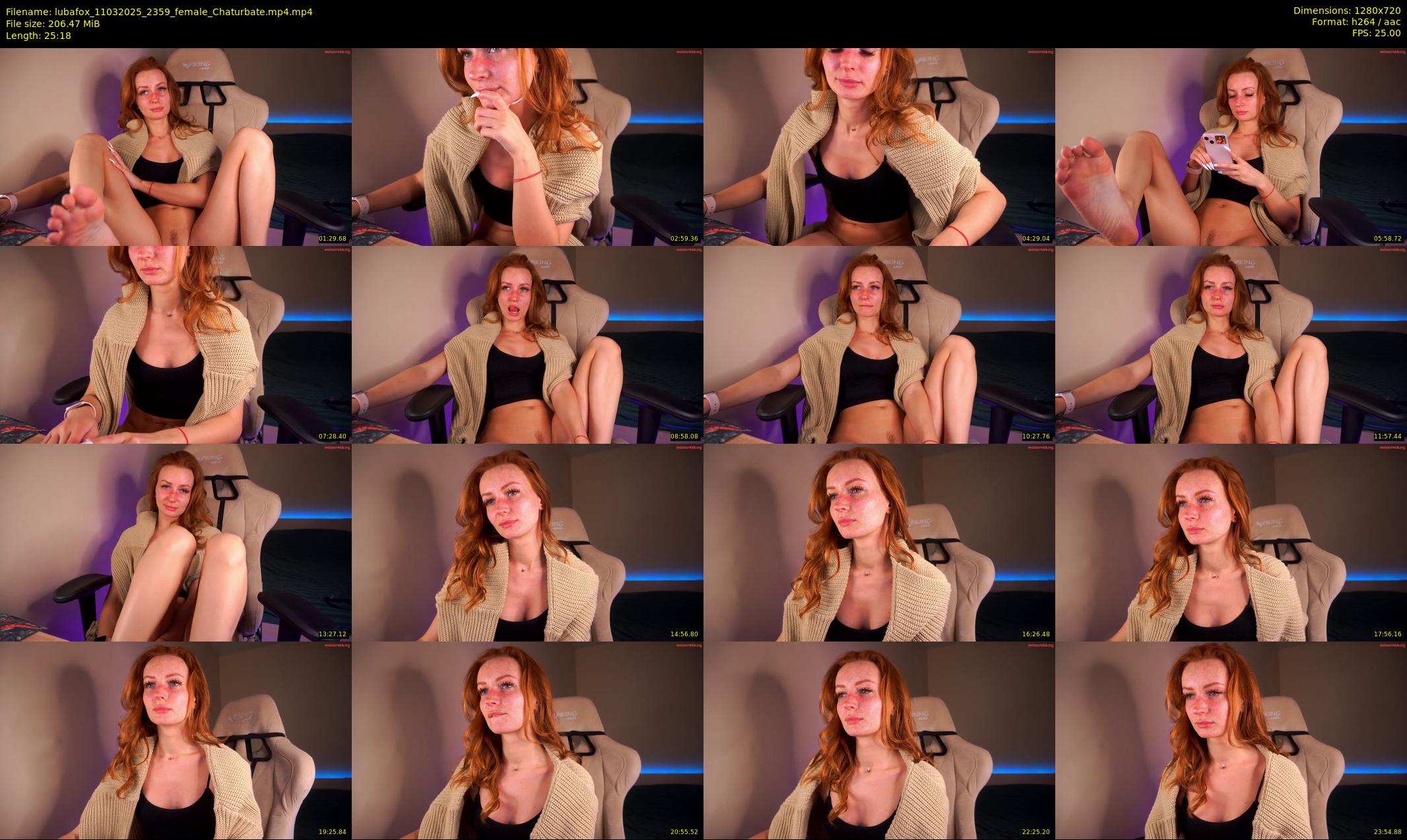 lubafox — 26 minute Chaturbate female cam show recording, 720p, Mar 11, 2025