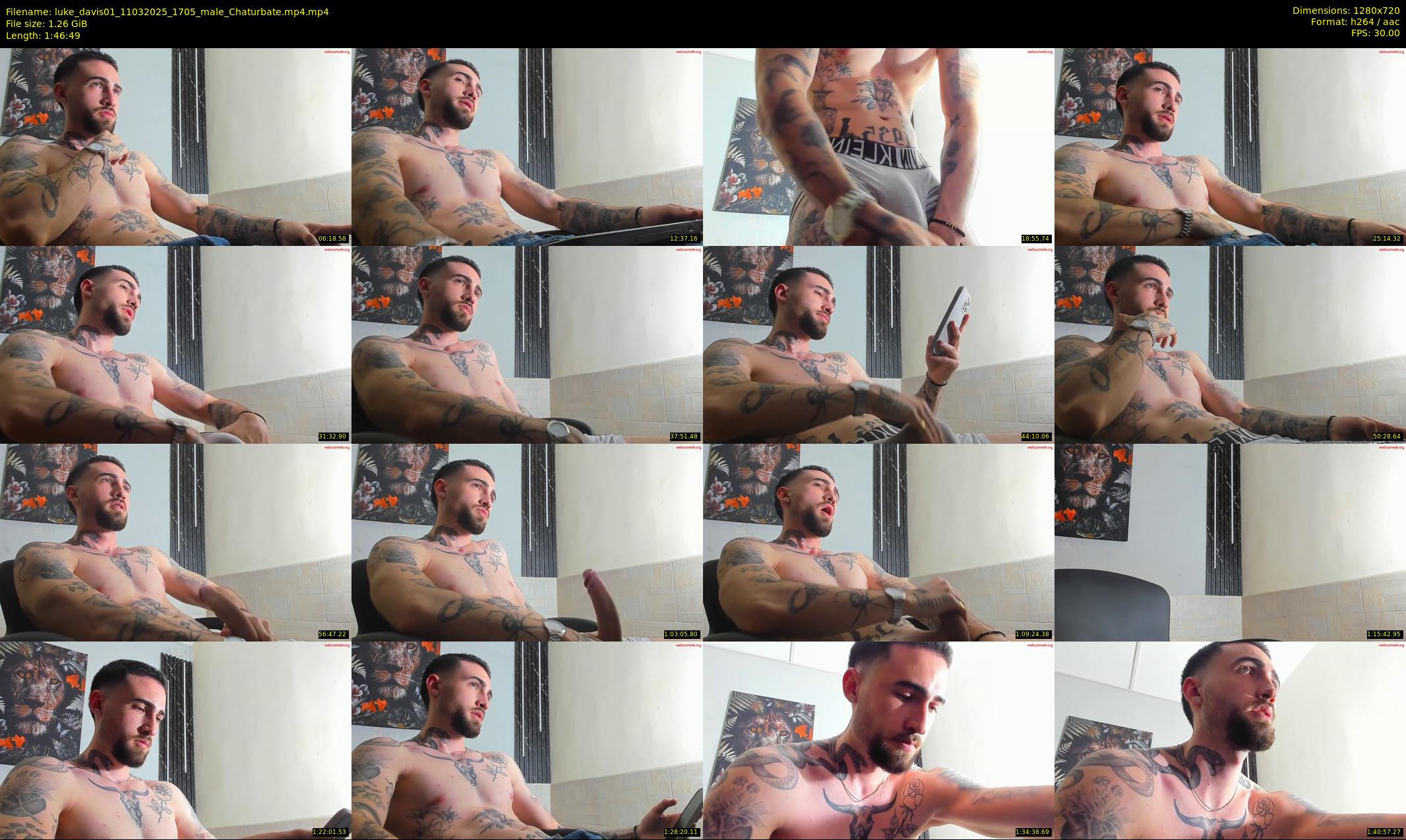 luke_davis01 — 107 minute Chaturbate male cam show recording, 720p, Mar 11, 2025