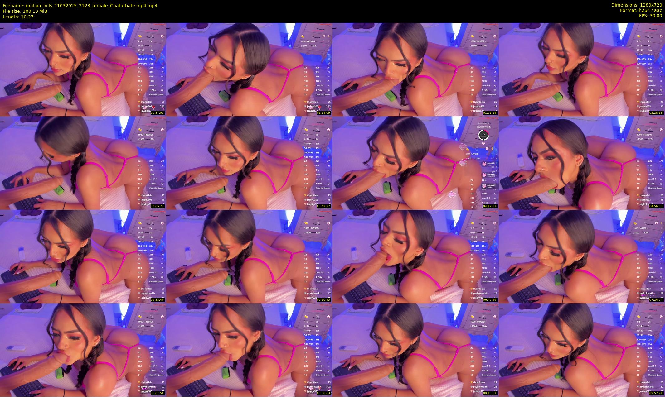 malaia_hills — 11 minute Chaturbate female cam show recording, 720p, Mar 11, 2025
