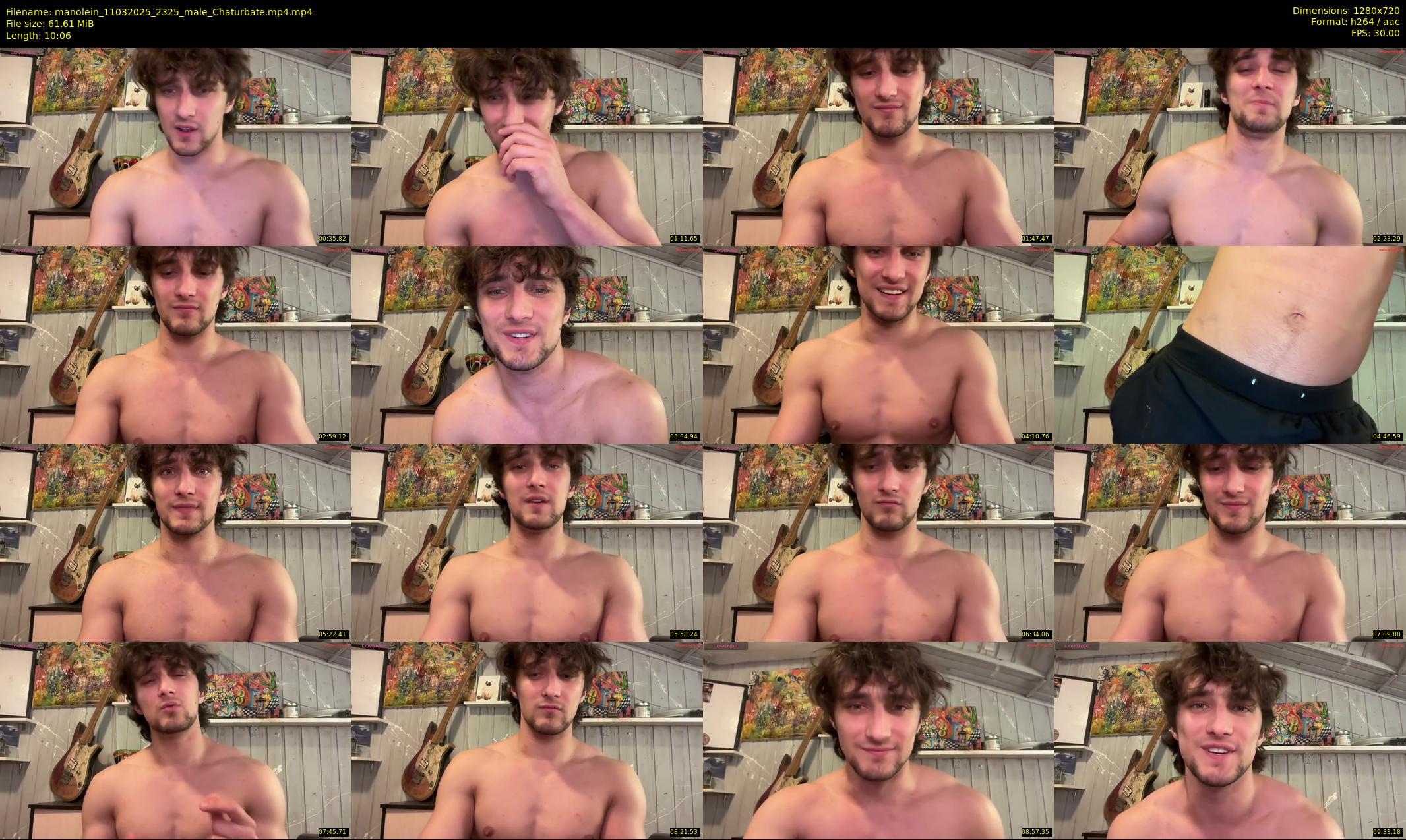 manolein — 11 minute Chaturbate male cam show recording, 720p, Mar 11, 2025