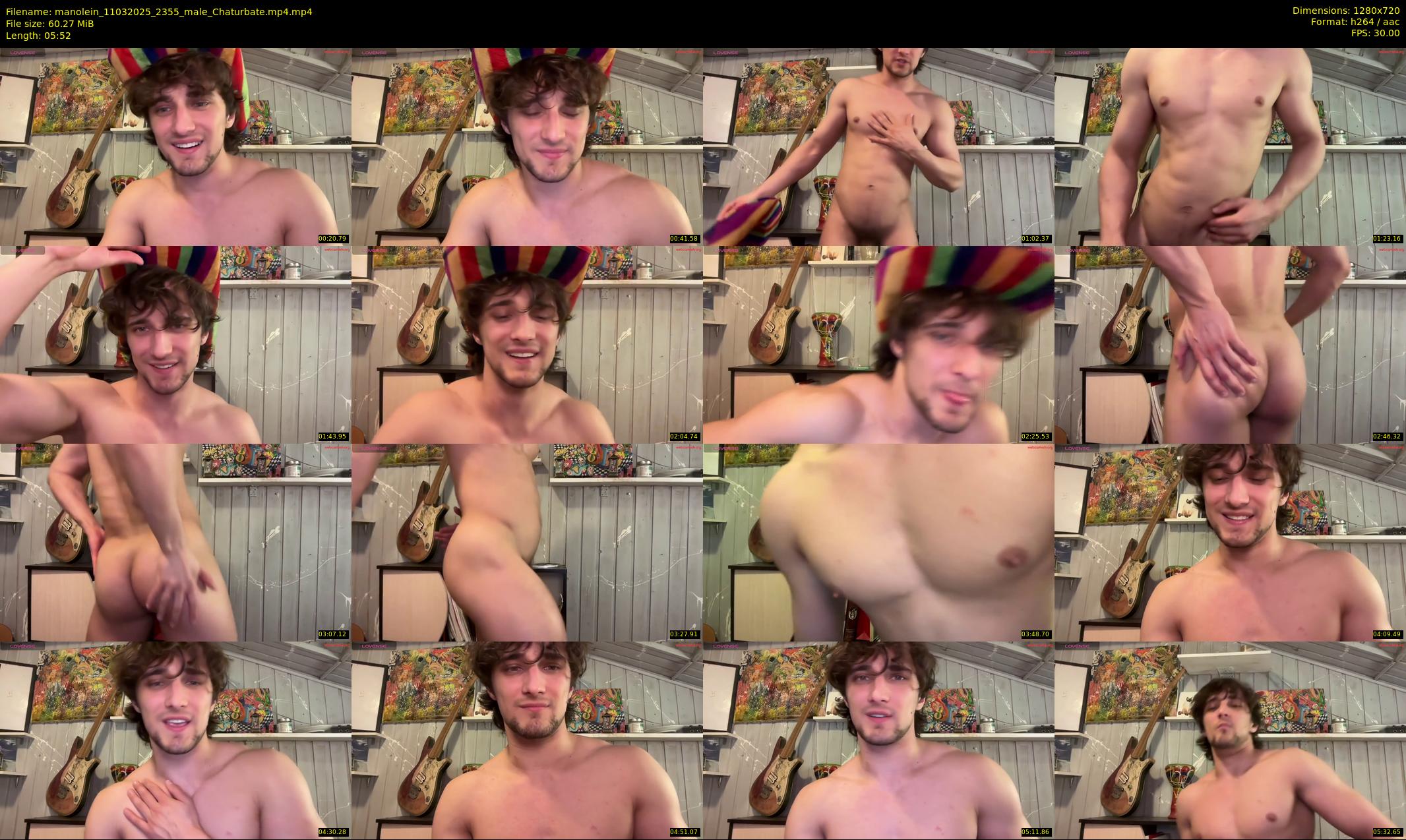 manolein — 6 minute Chaturbate male cam show recording, 720p, Mar 11, 2025