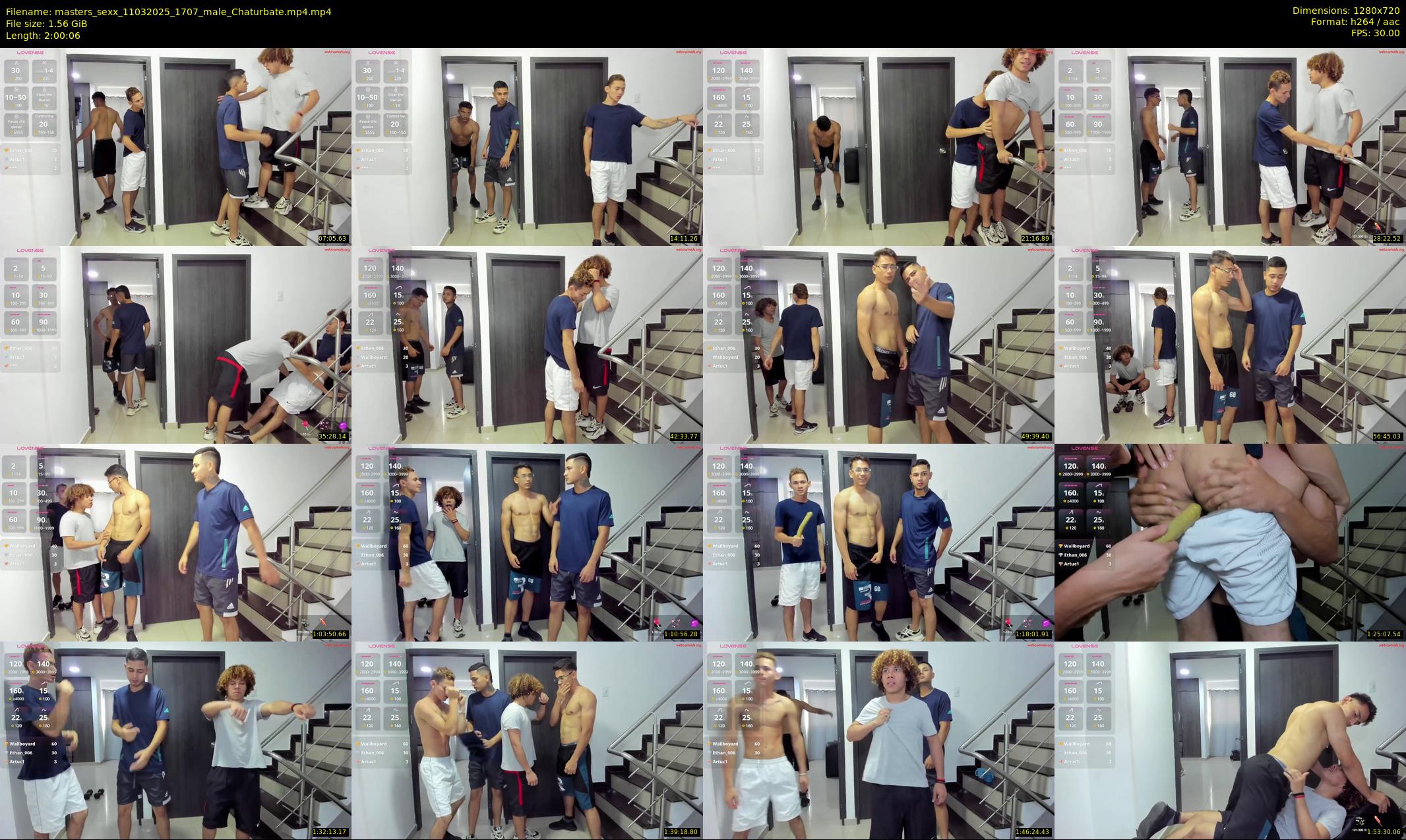 masters_sexx — 121 minute Chaturbate male cam show recording, 720p, Mar 11, 2025