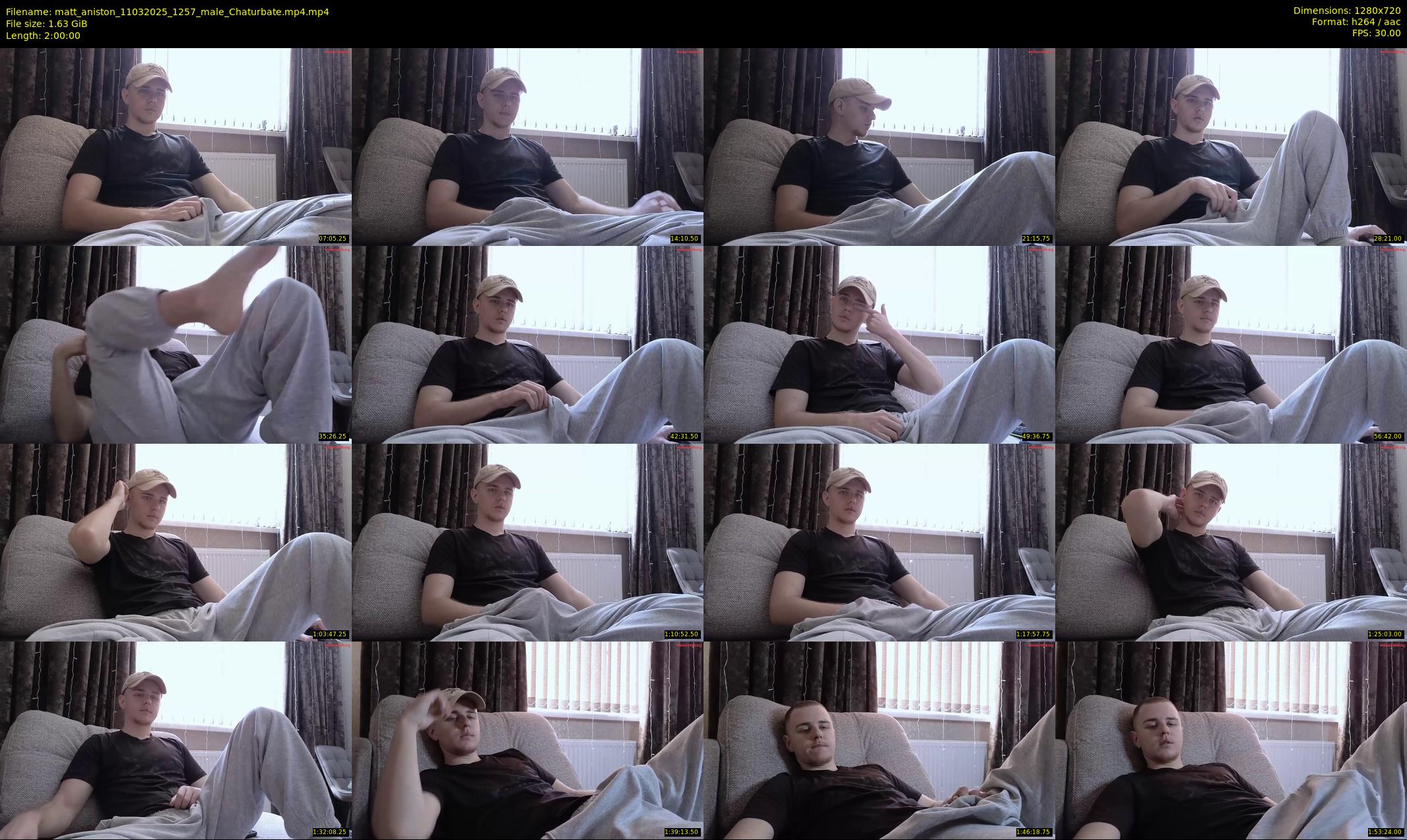 matt_aniston — 120 minute Chaturbate male cam show recording, 720p, Mar 11, 2025