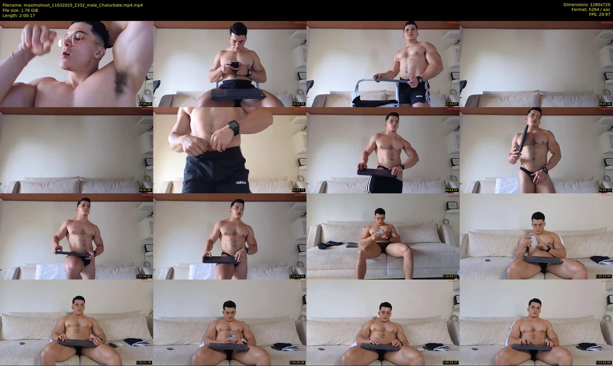 maximohoot — 121 minute Chaturbate male cam show recording, 720p, Mar 11, 2025