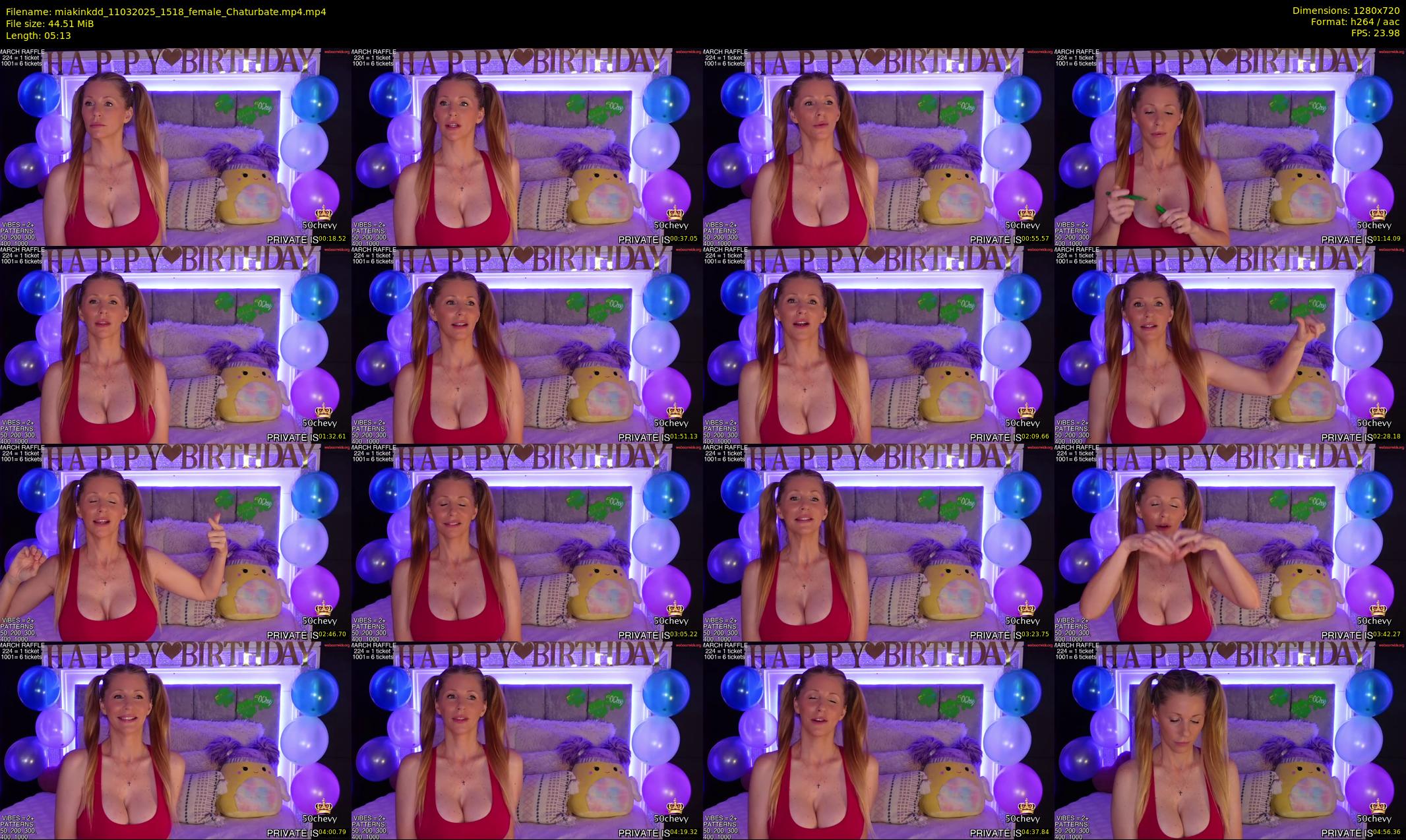 miakinkdd — 6 minute Chaturbate female cam show recording, 720p, Mar 11, 2025