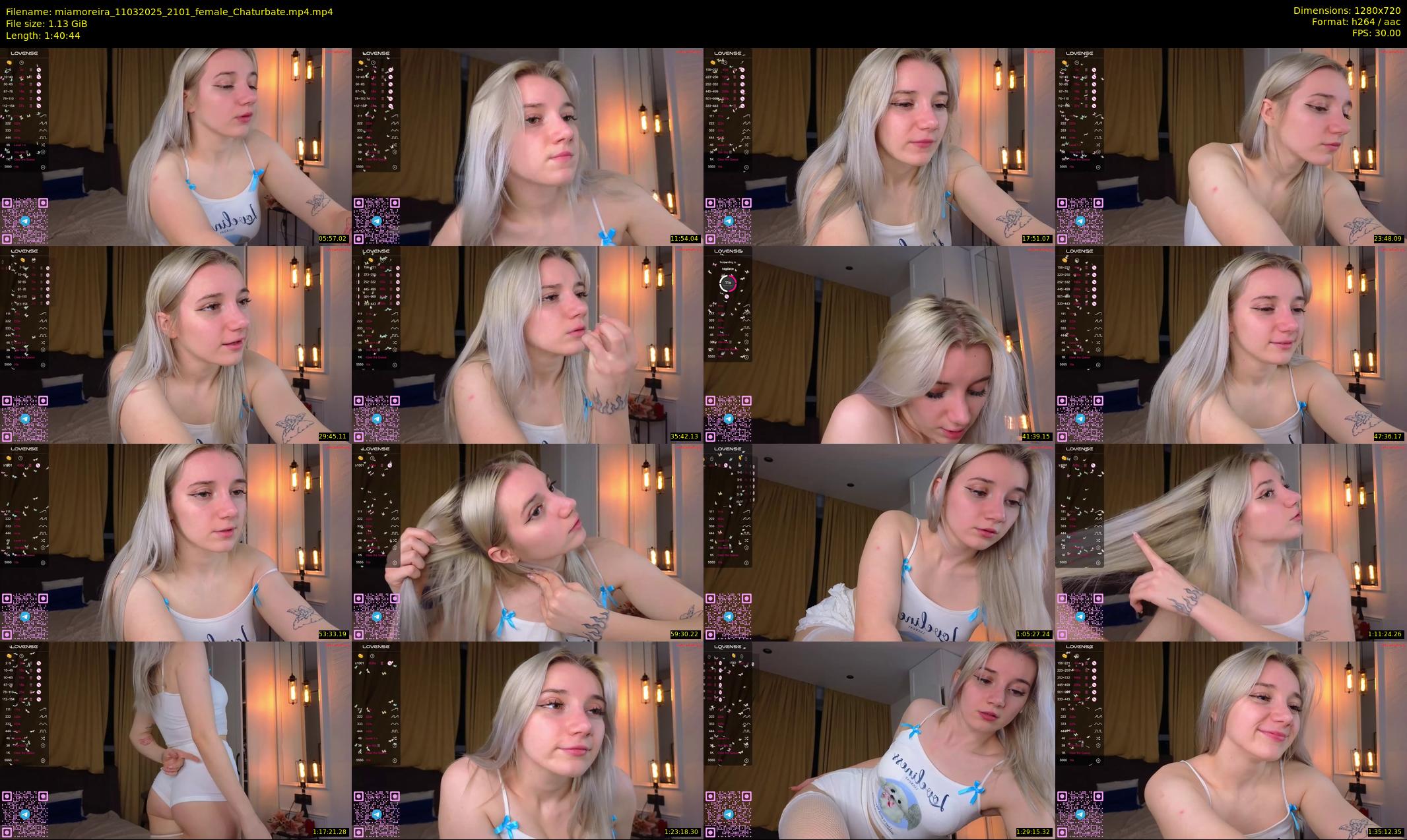 miamoreira — 101 minute Chaturbate female cam show recording, 720p, Mar 11, 2025