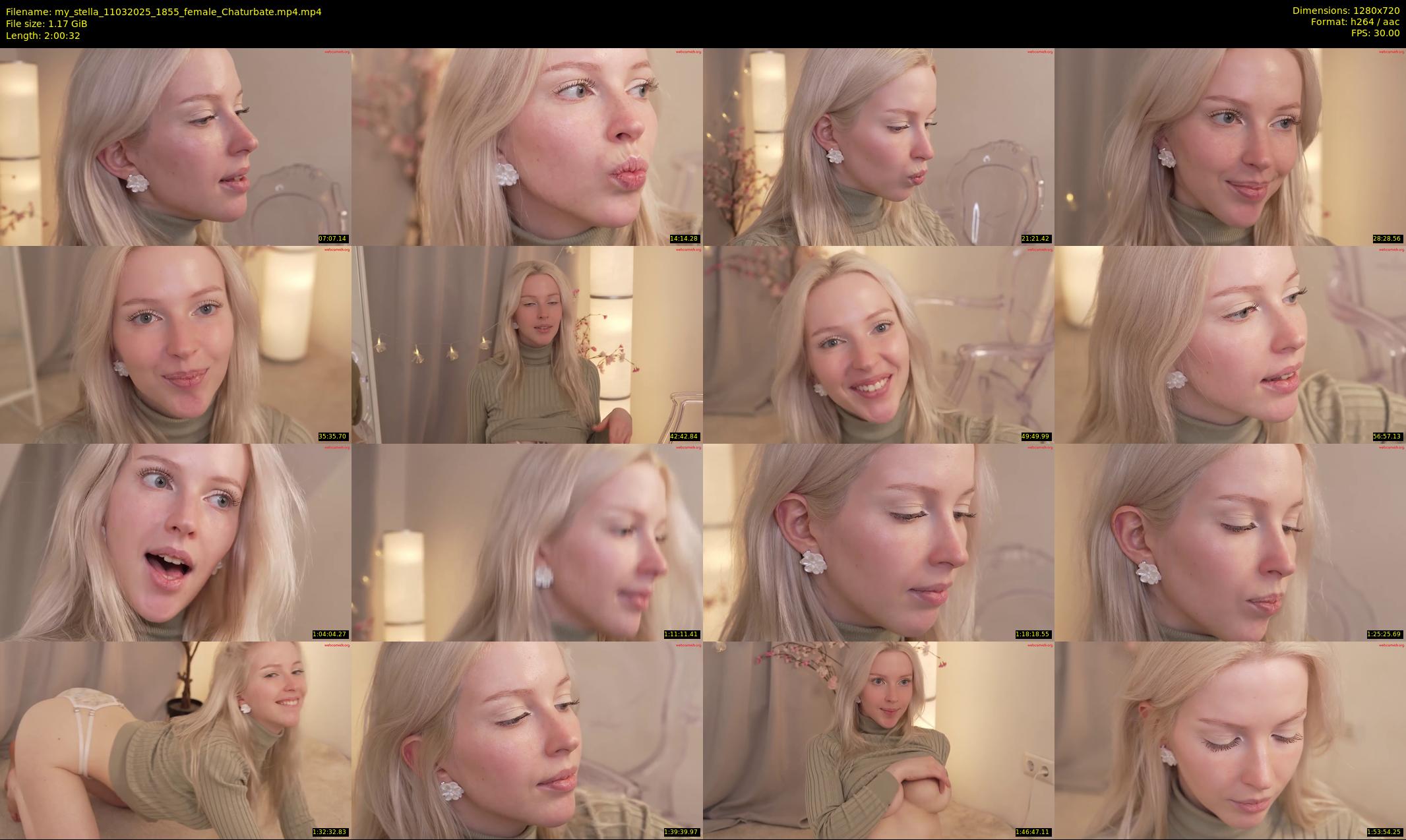 my_stella — 121 minute Chaturbate female cam show recording, 720p, Mar 11, 2025