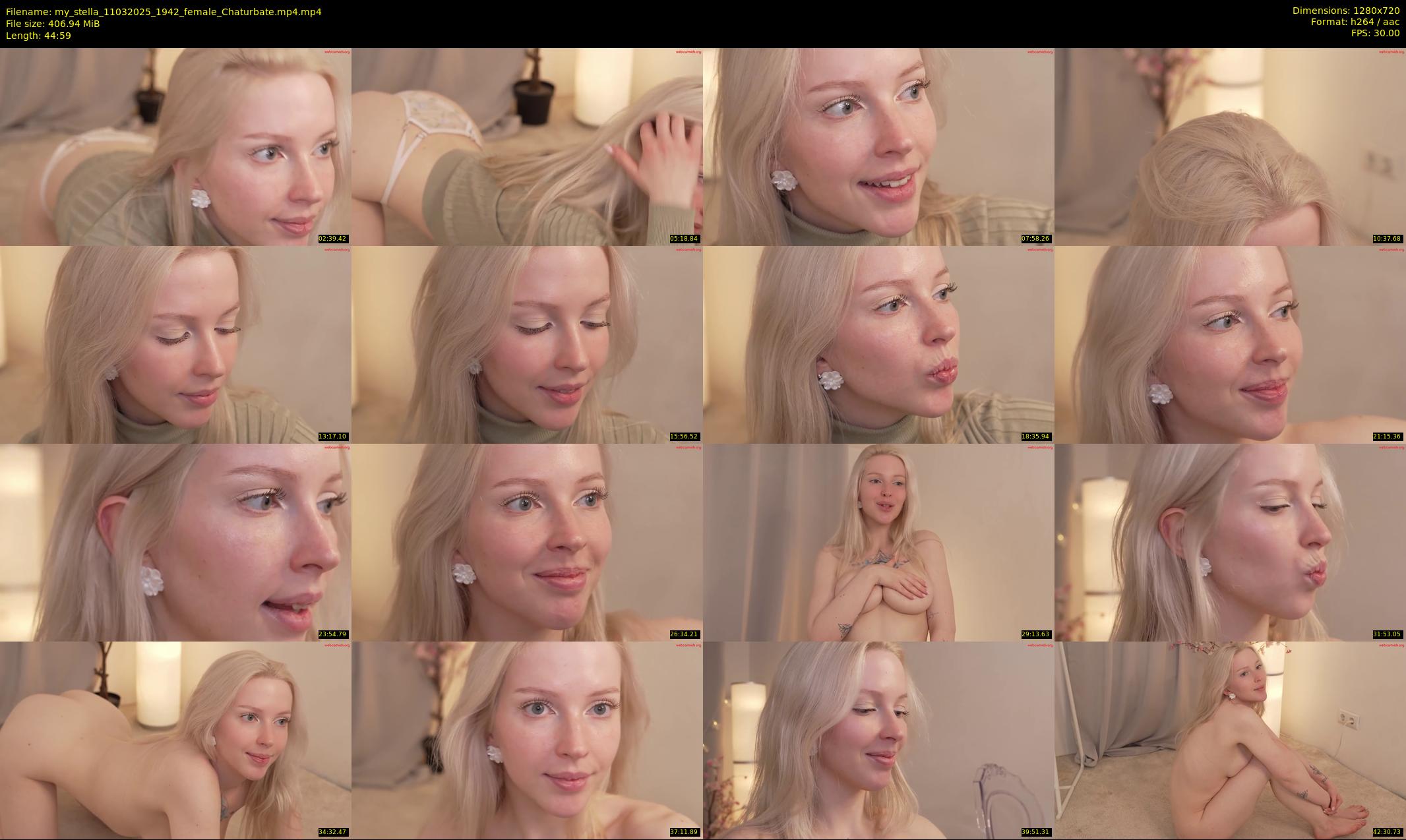 my_stella — 45 minute Chaturbate female cam show recording, 720p, Mar 11, 2025