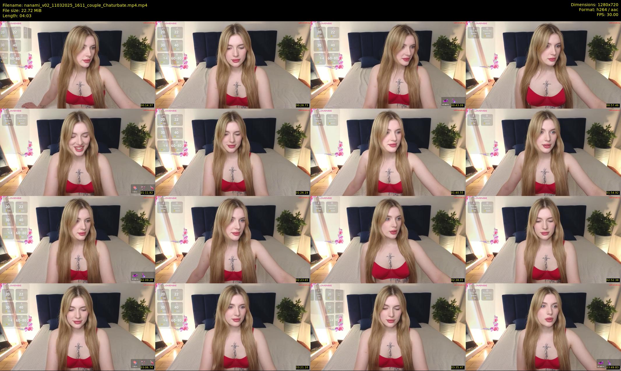 nanami_v02 — 5 minute Chaturbate couple cam show recording, 720p, Mar 11, 2025