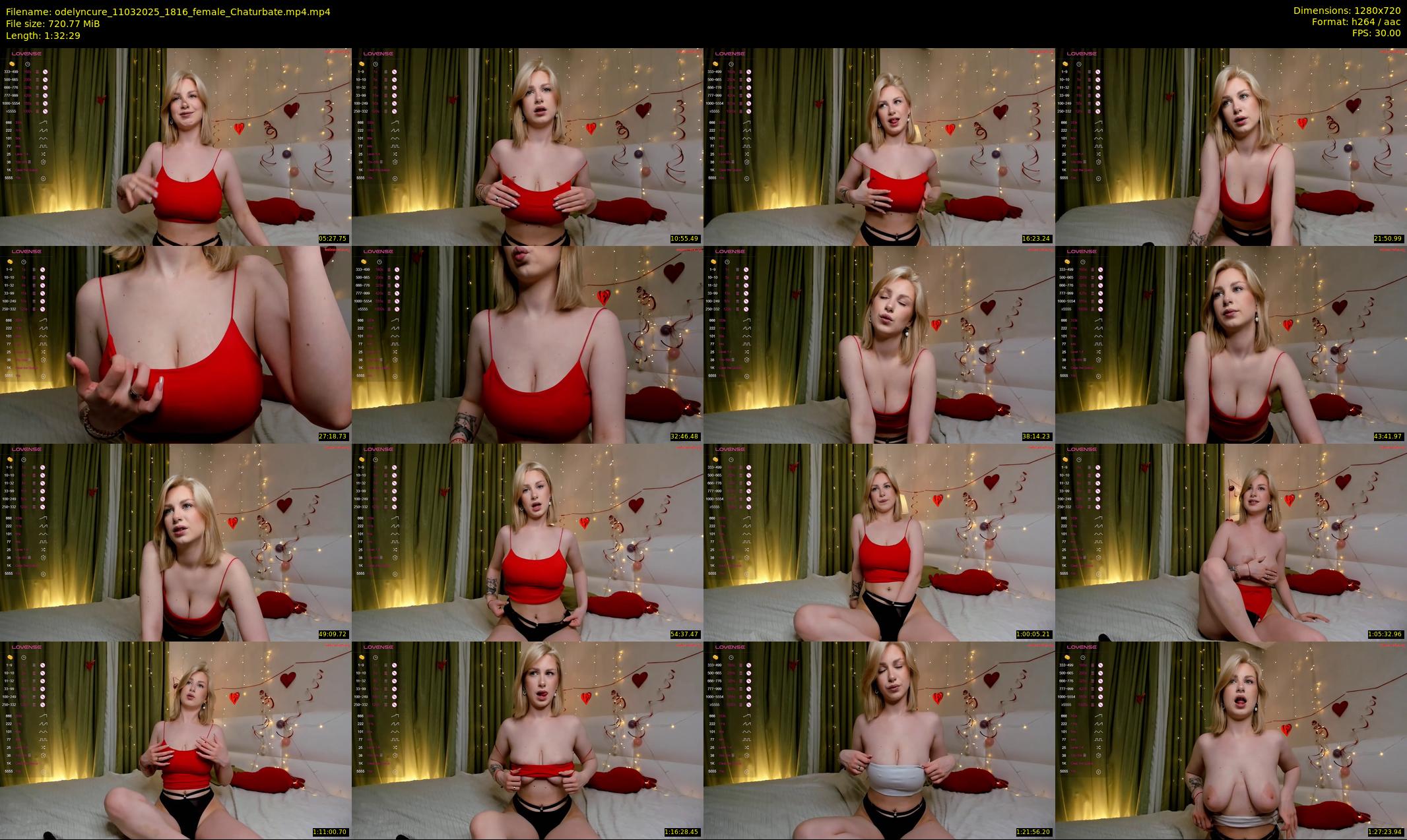 odelyncure — 93 minute Chaturbate female cam show recording, 720p, Mar 11, 2025