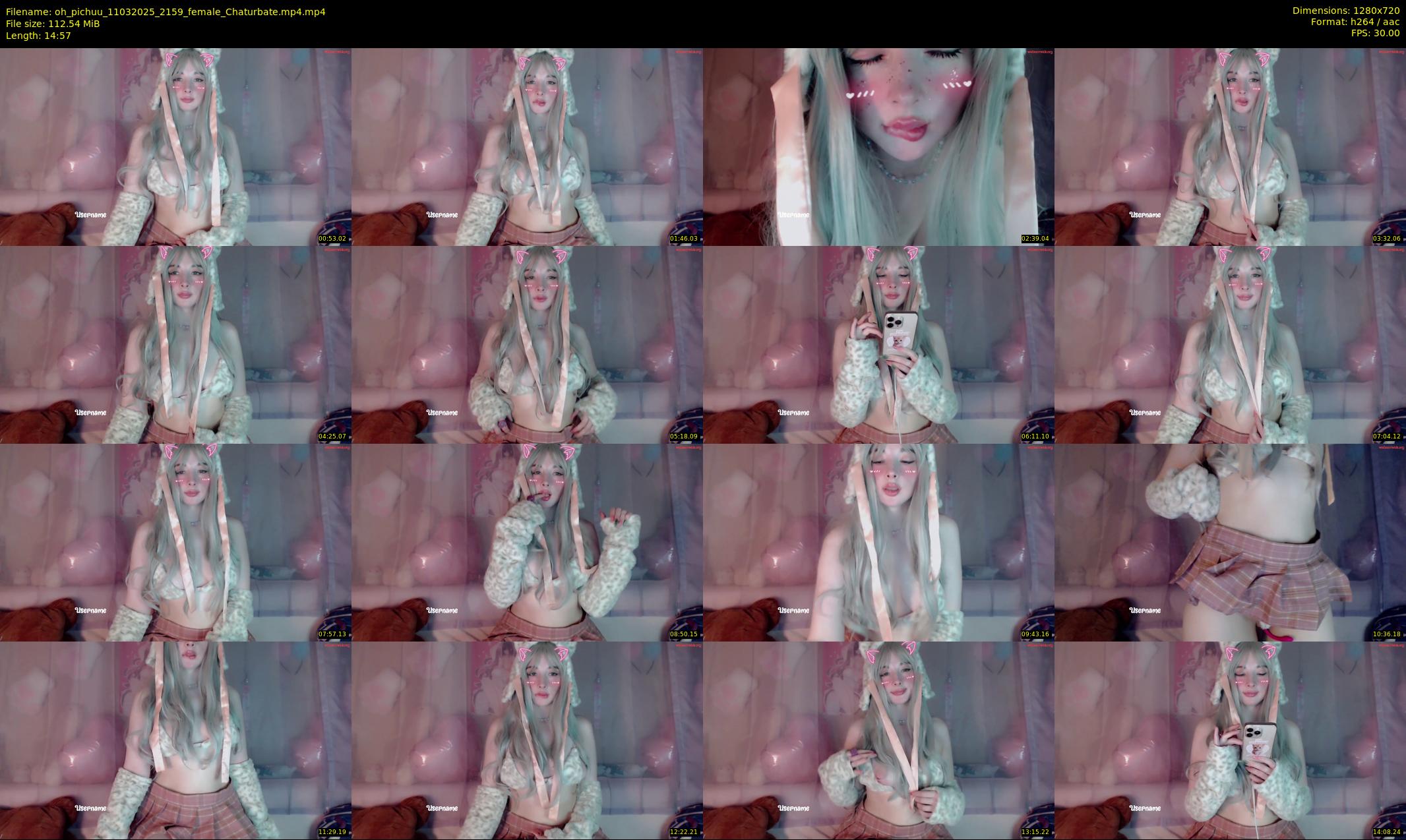 oh_pichuu — 15 minute Chaturbate female cam show recording, 720p, Mar 11, 2025