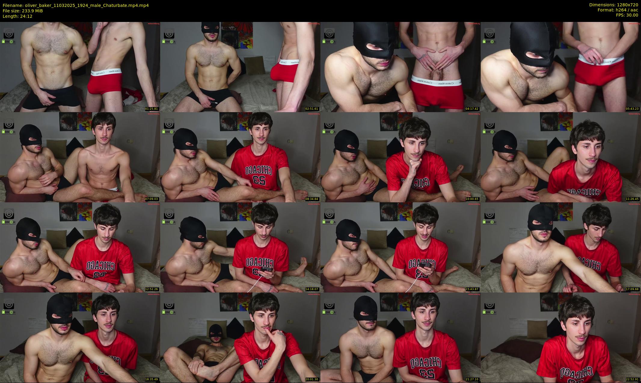 oliver_baker — 25 minute Chaturbate male cam show recording, 720p, Mar 11, 2025