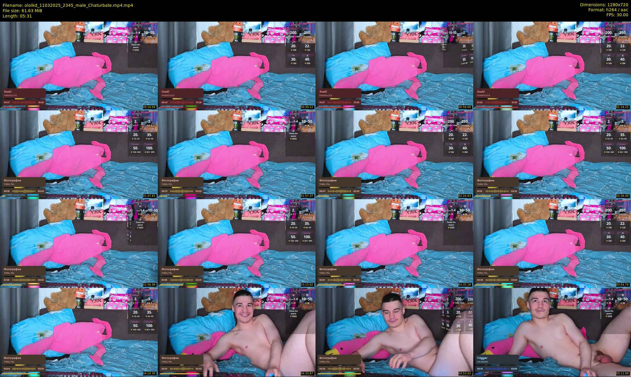 ololkd — 6 minute Chaturbate male cam show recording, 720p, Mar 11, 2025