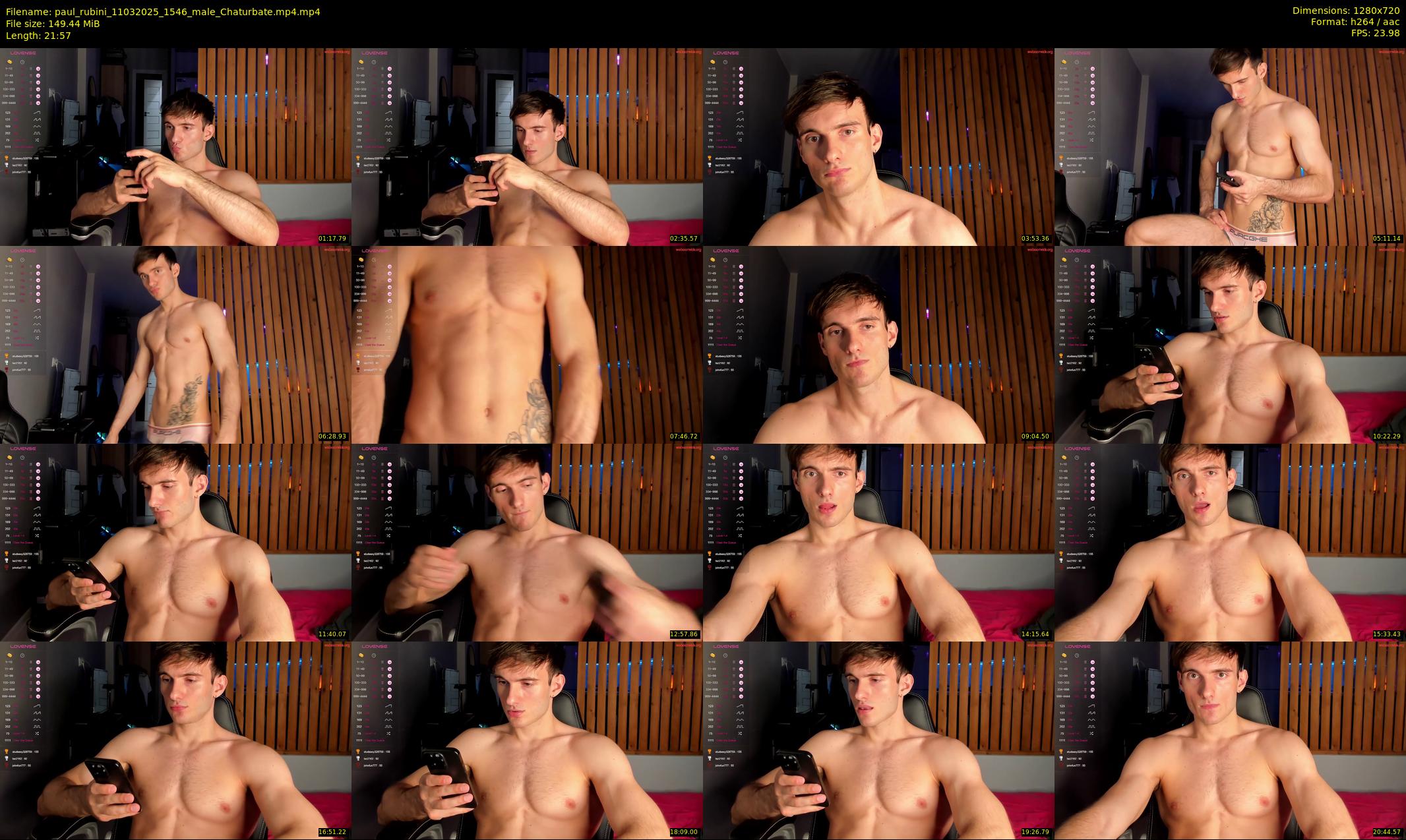 paul_rubini — 22 minute Chaturbate male cam show recording, 720p, Mar 11, 2025