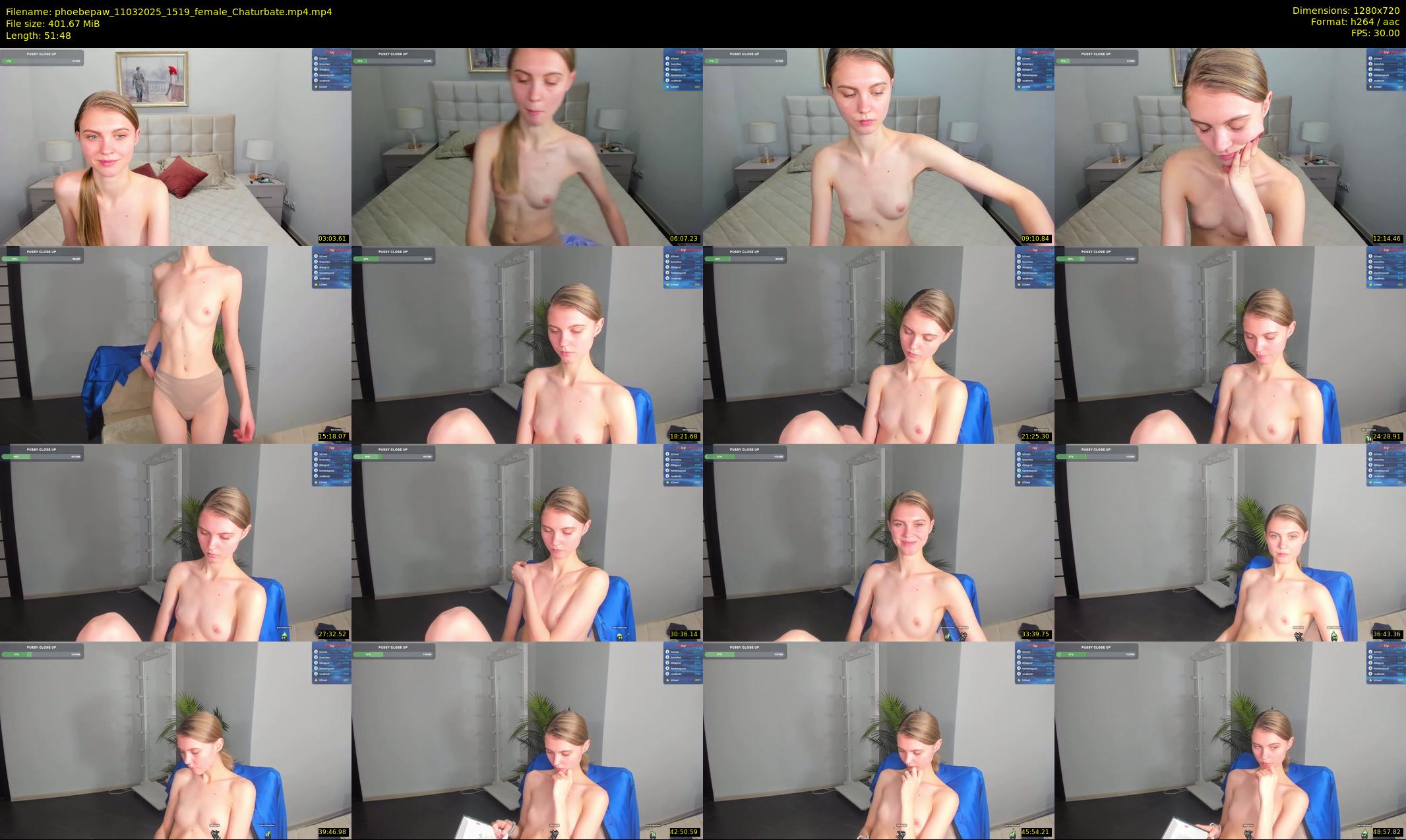 phoebepaw — 52 minute Chaturbate female cam show recording, 720p, Mar 11, 2025