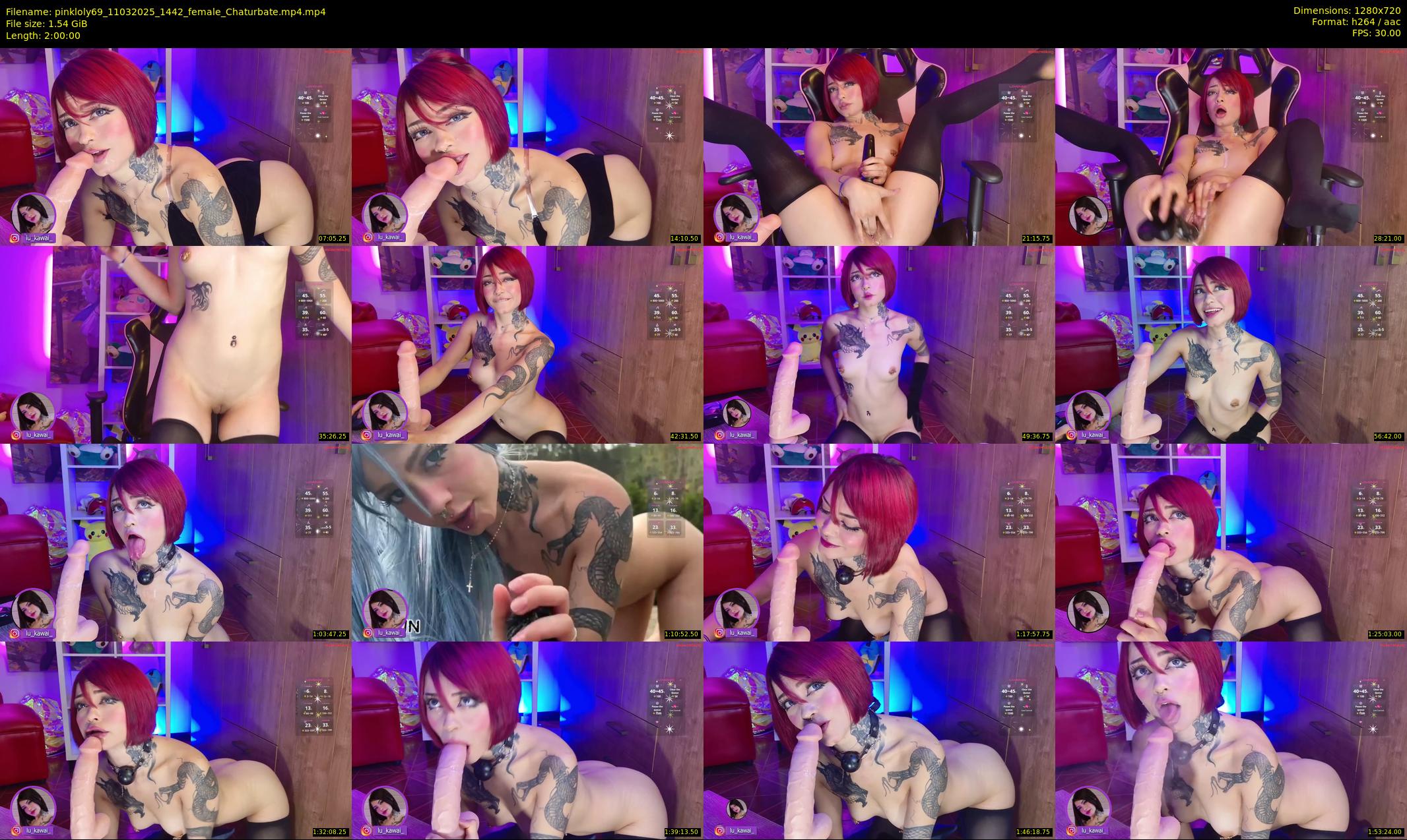 pinkloly69 — 120 minute Chaturbate female cam show recording, 720p, Mar 11, 2025
