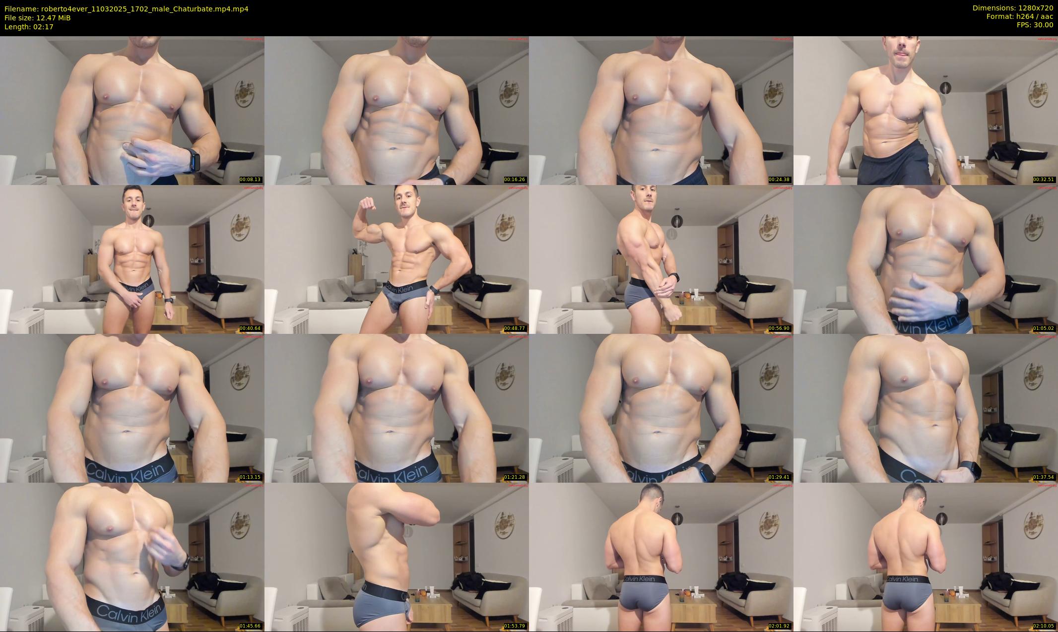 roberto4ever — 3 minute Chaturbate male cam show recording, 720p, Mar 11, 2025