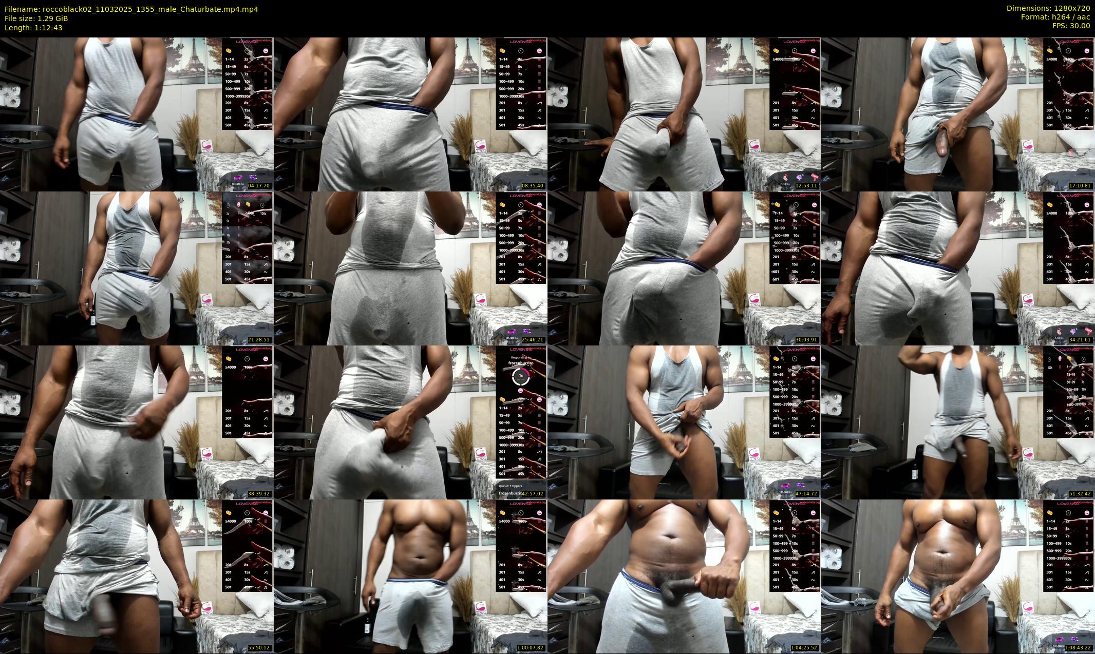 roccoblack02 — 73 minute Chaturbate male cam show recording, 720p, Mar 11, 2025