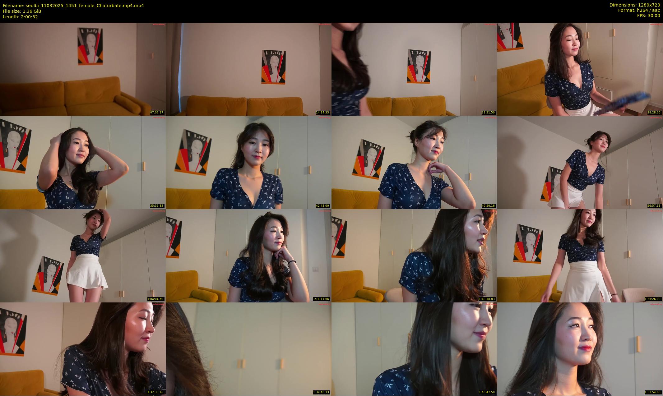 seulbi — 121 minute Chaturbate female cam show recording, 720p, Mar 11, 2025
